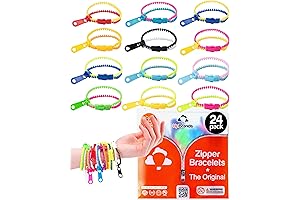 UpBrands Easter Egg Fillers Jewelry Zipper Bracelets