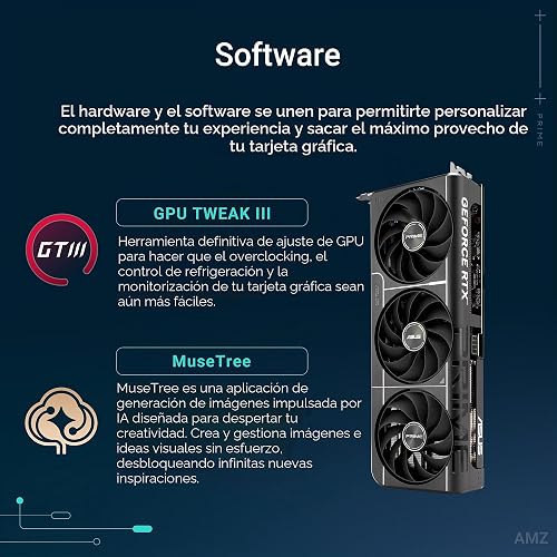 ASUS Carte Graphique Prime GeForce RTX 5060 Ti 8 Go GDDR7 OC Edition (PCIe 5.0, 8 Go GDDR7, HDMI/DP 2.1, 2.5-Slot, Ventilateurs axial-Tech, Double BIOS) - 7