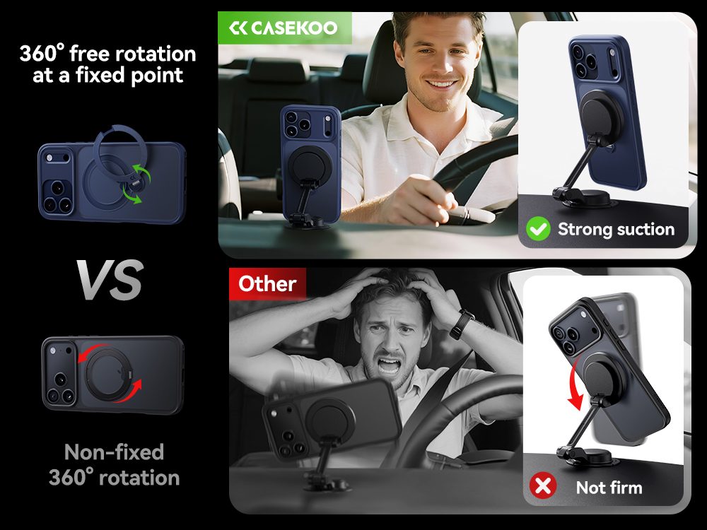 Amazon.com: CASEKOO Official Blue for iPhone 17 Pro Max Case with