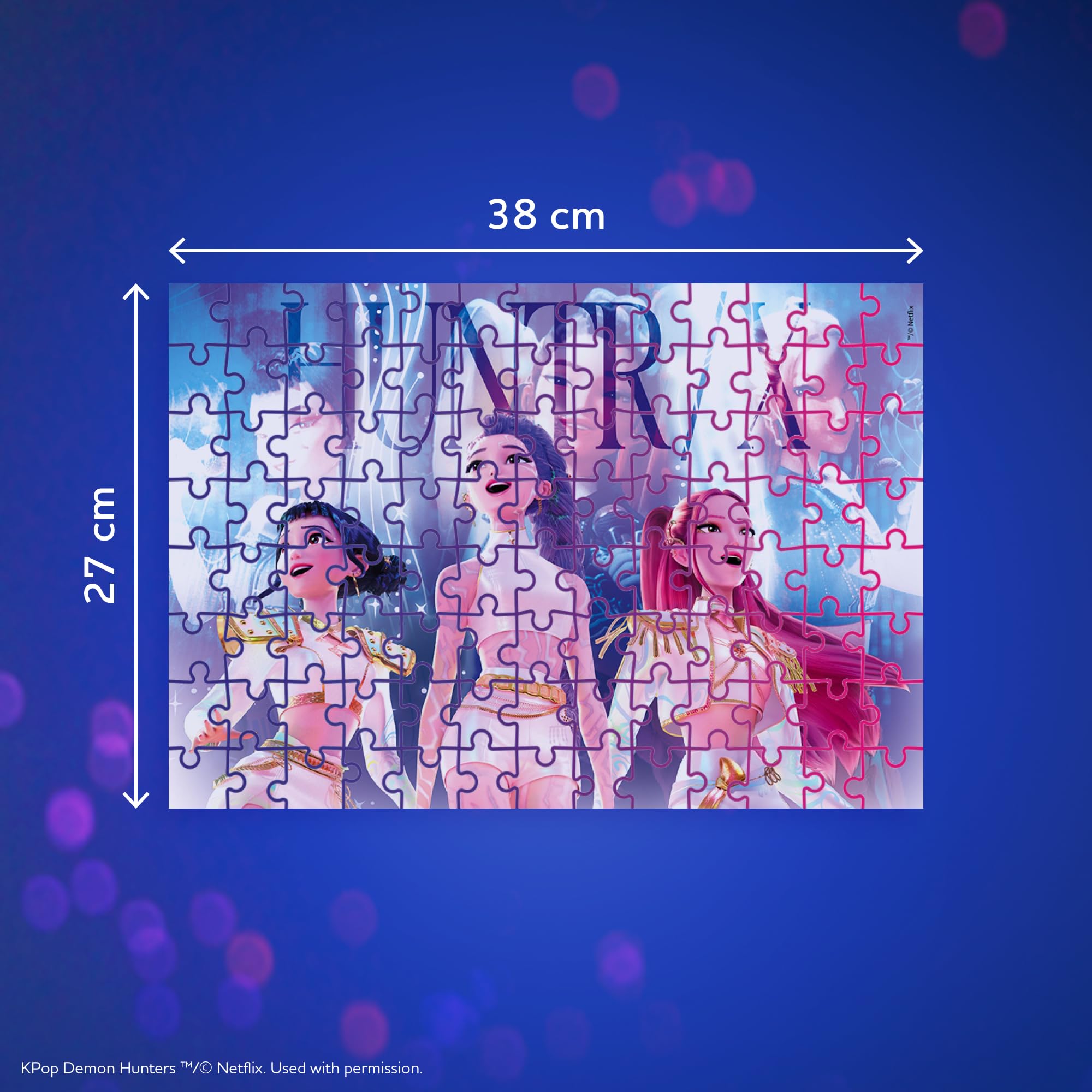 Clementoni Puzzle 104 Pezzi Supercolor Demon Hunters K-pop 38x27 cm 6+ Anni