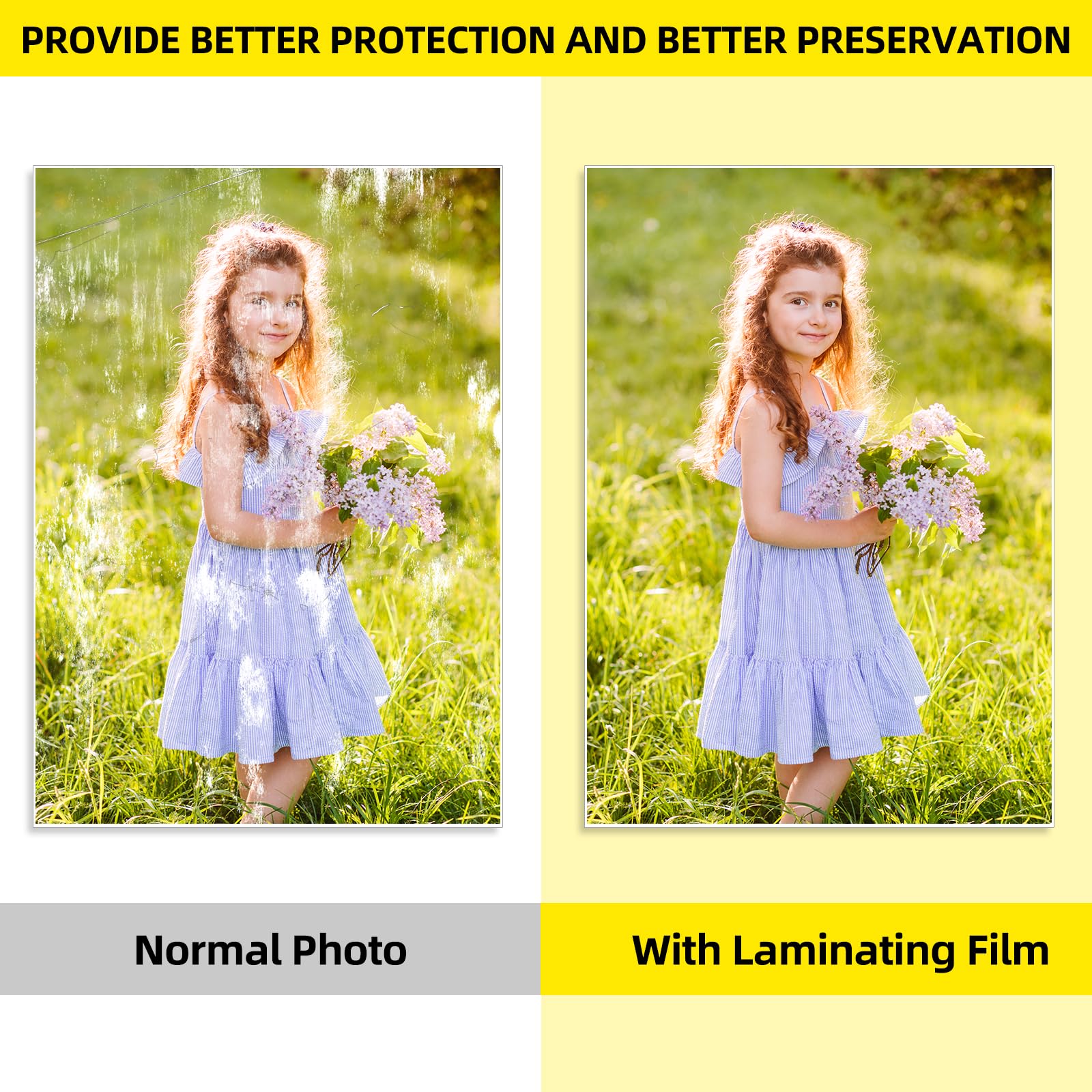 25 Piezas Fundas Plastificar a4 Láminas de Laminación en Frío Transparentes Impermeables Autoadhesivas Láminas Laminadas en Frío para Fotos, Tarjetas de Visita, Copias, Documentos, Tarjetas