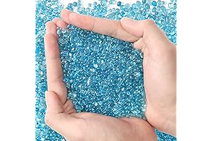 T4U Fish Tank Gravel 2 LB, Blue Rocks for Vases and Aquariums