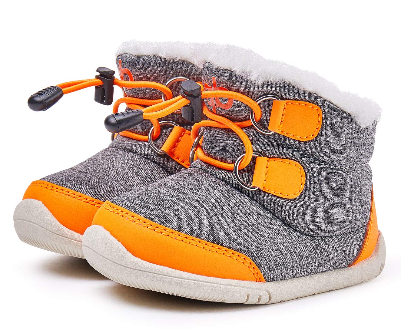 BMCiTYBM Toddler Baby Snow Boots Baby Boys Girls Winter Walking Shoes