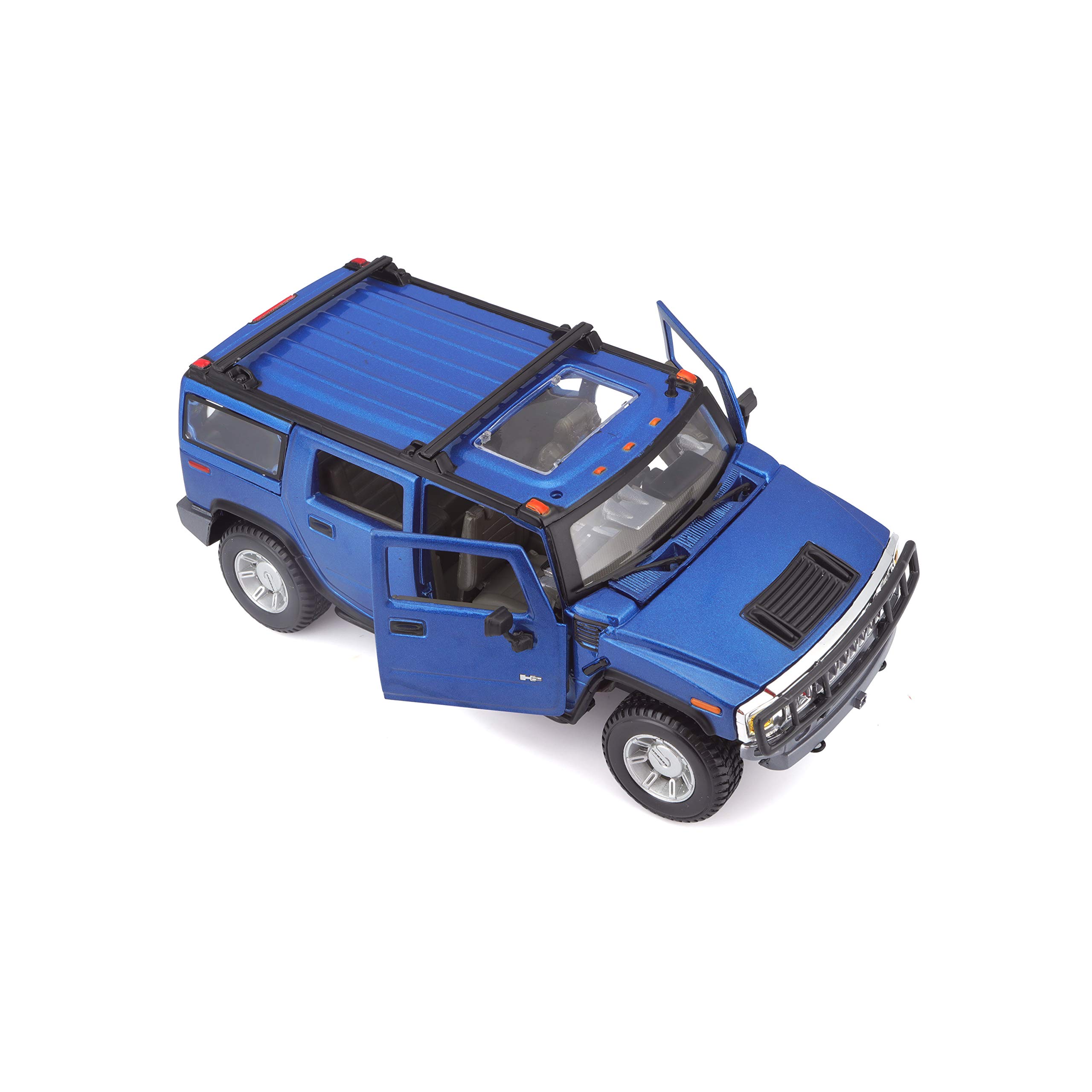Hummer H2 SUV Blue 1:27 Diecast Model Car : Buy Online at