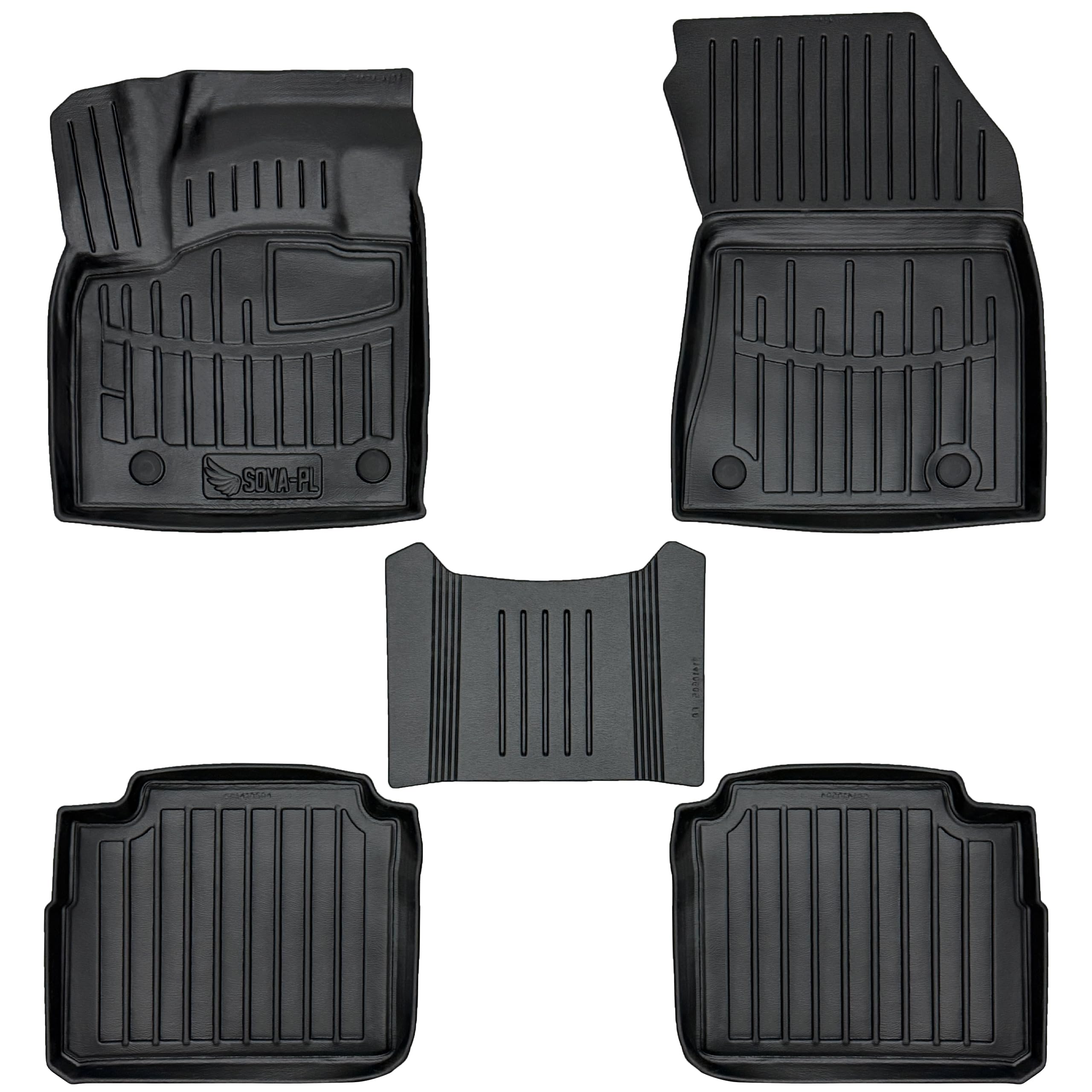 Gumowy zestaw dywaniki i mata pasujące do Nissan X-Trail IV T33 e-power (od 2021) gór=>