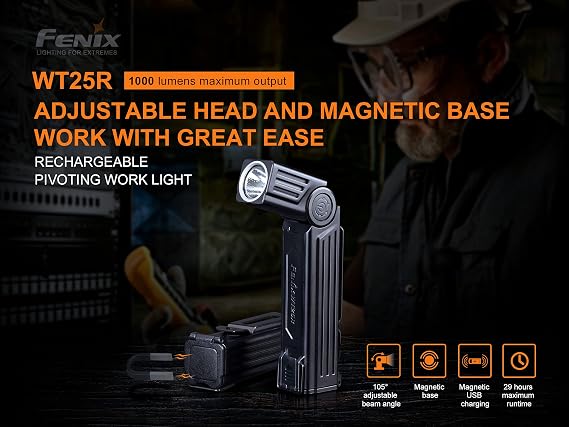 Fenix WT25R Magnetic Rechargeable Multi Angle Worklight
