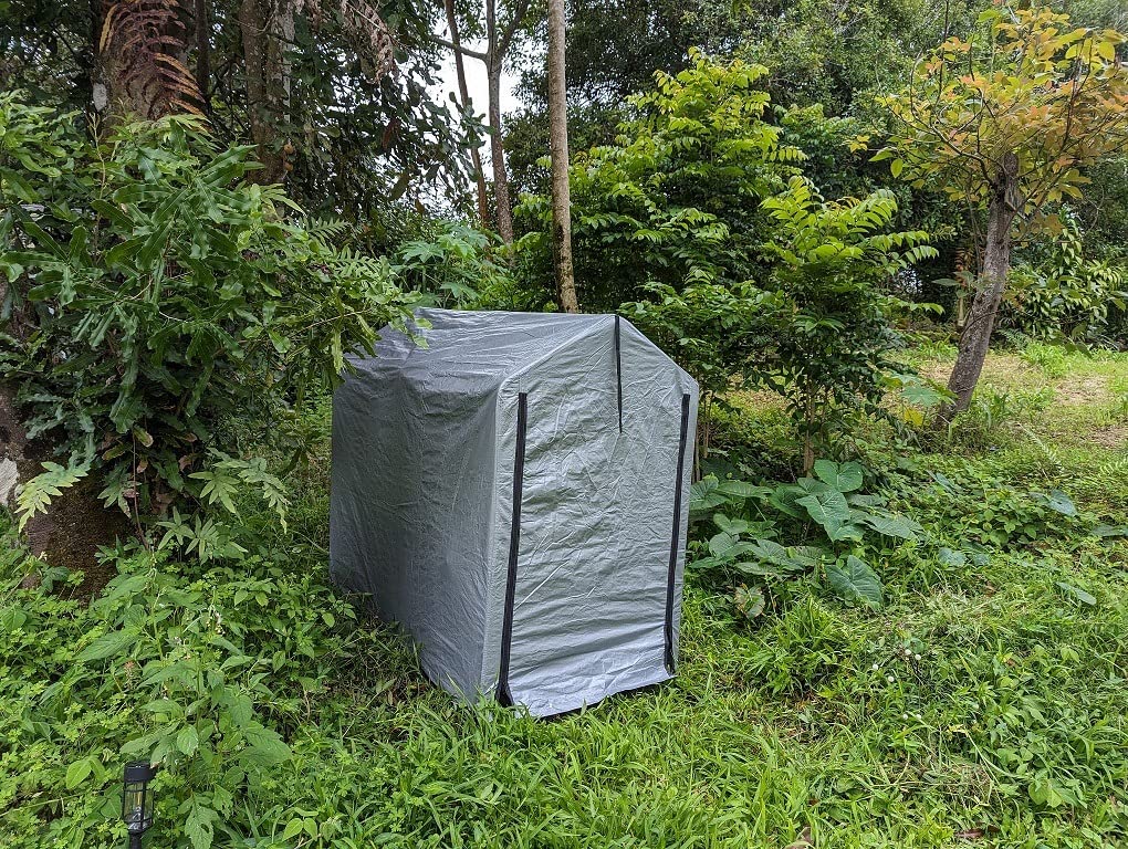 12/mo Finance Greesum Outdoor Storage Shed 3 x 6 ft Canopy Portable