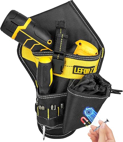Drill Holster,Heavy-Duty Impact Holster for Tool Belt,Drill Holder,Drill Pouch Fits