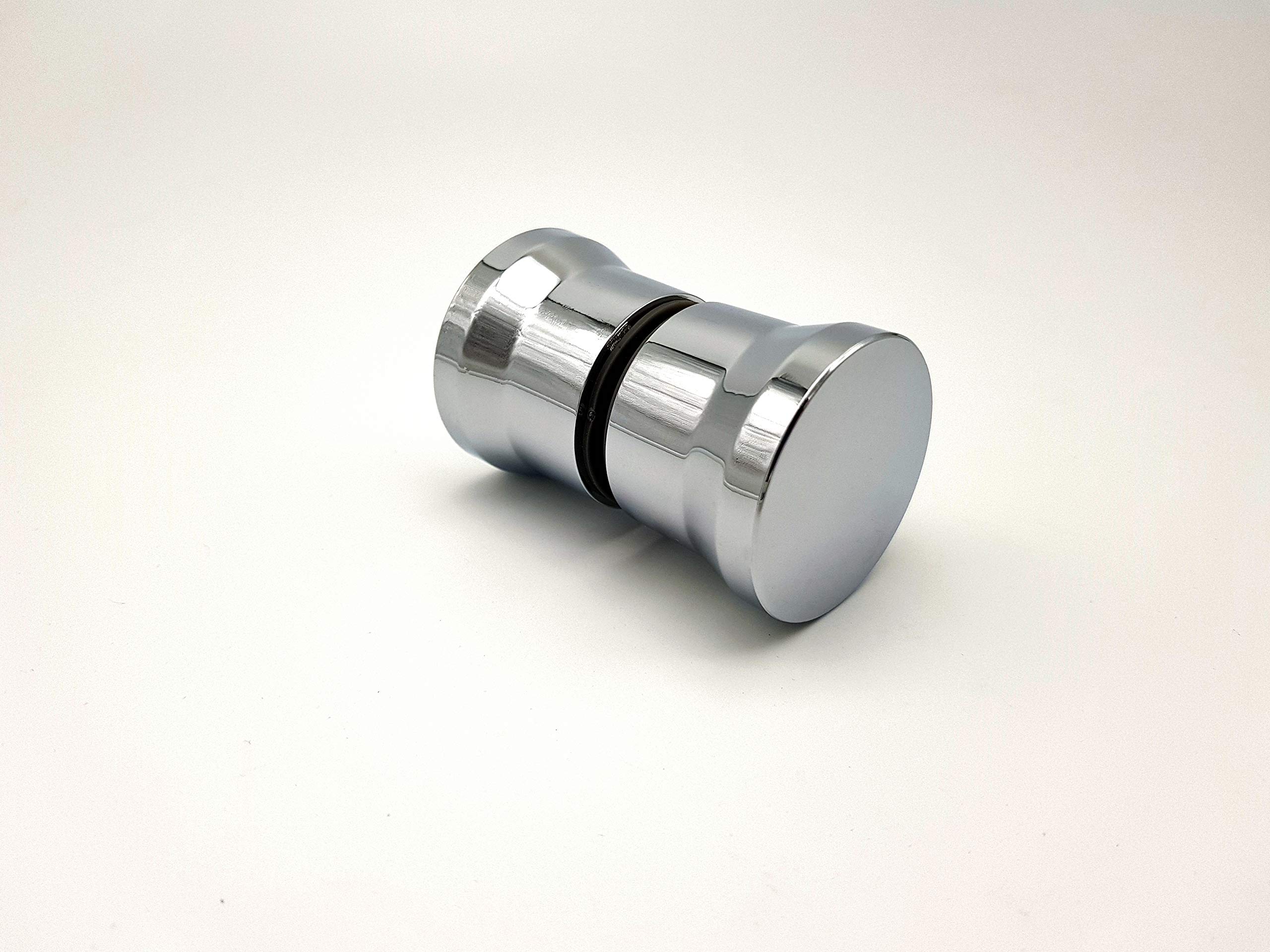 Chrome Shower Door Knob Handle | 6mm Glass Hole | 65mm Wide | Suitable for Shower Enclosures | HAND008