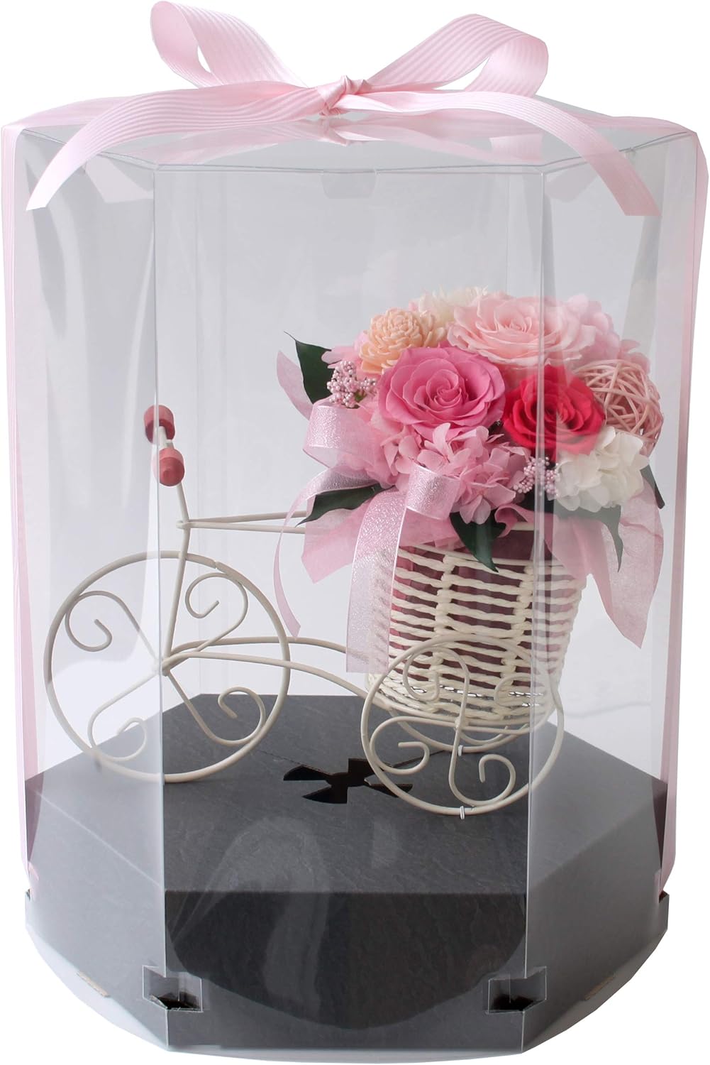 単品購入可 ブリザーブドフラワー アルミニウムプランター 大 中 小3点