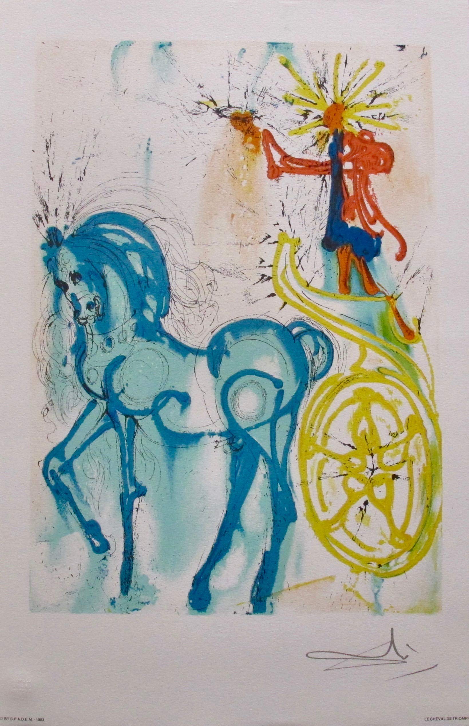 Amazon.com: Salvador Dali Dalinean Horses CHEVAL DE TRIOMPHE