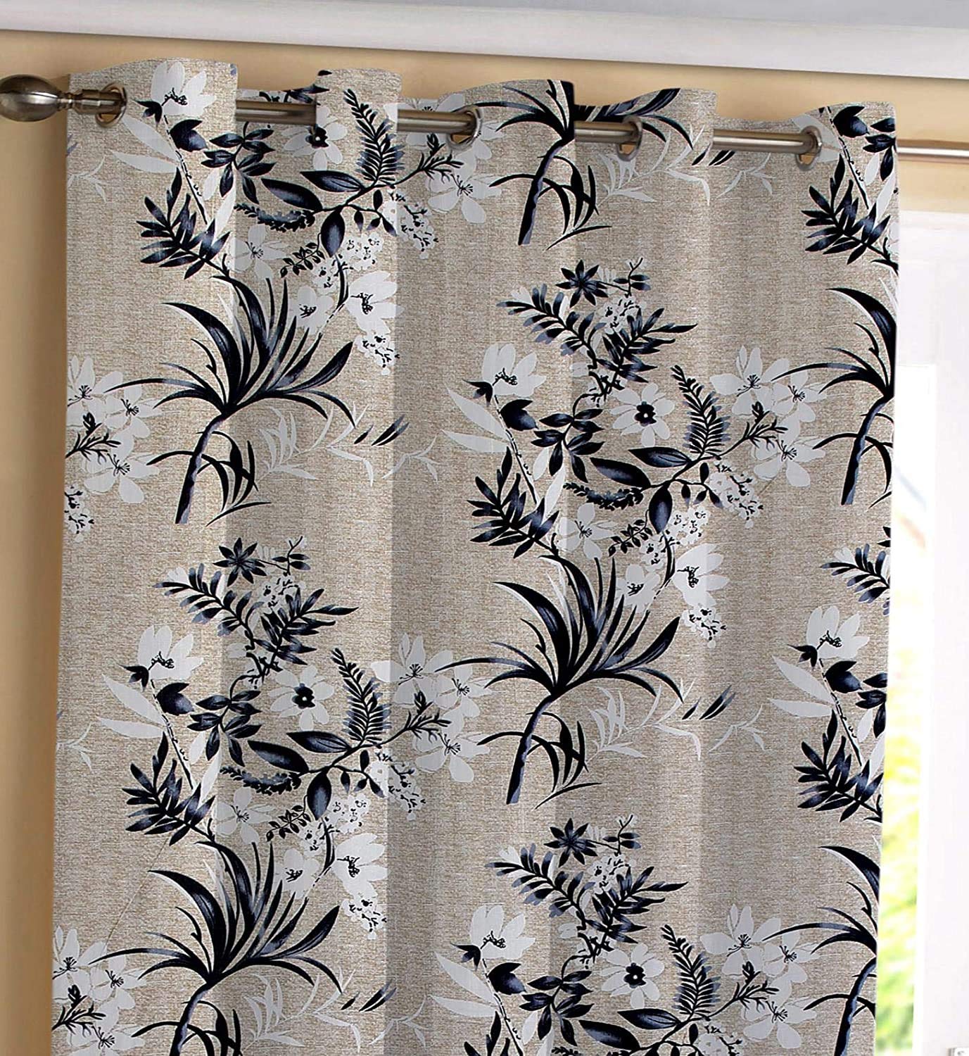 See full amazon price history chart for Ultica Fab Long Crush 8Ft Curtain for Door Set of 3 | Floral Printed Panels for Home and Office | Eyelet Curtains for Living Room Kitchen Hall, 4 x 8 Feet, Grey Grass Ultica Fab Long Crush 8Ft Curtain for Door Set of 3 | Floral Printed Panels for Home and Office | Eyelet Curtains for Living Room Kitchen Hall, 4 x 8 Feet, Grey Grass (B08GKXS87K) Amazon Price History, Amazon Price Tracker
