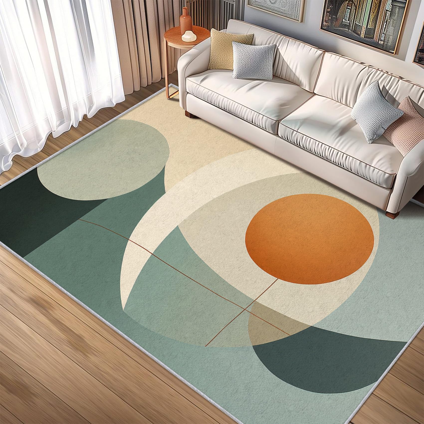 Tapis rétro années 50 lavable pour transformer l'ambiance de votre chambre
