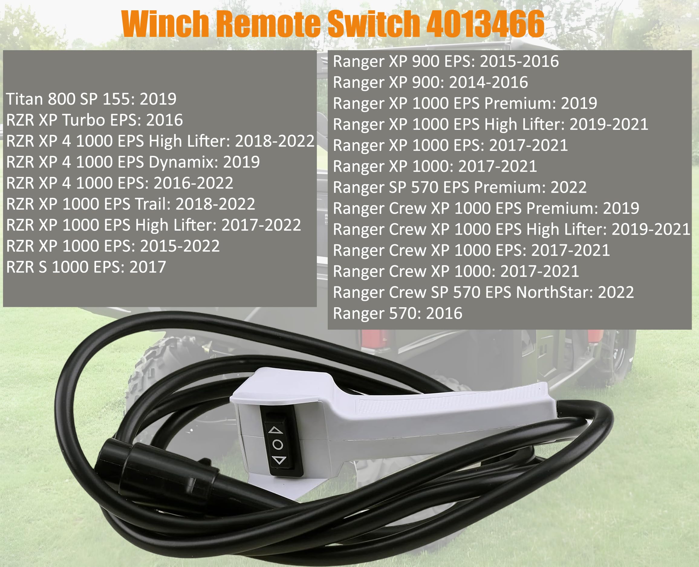 Amazon.com: JEENDA Winch Remote Switch 4013466 Compatible with