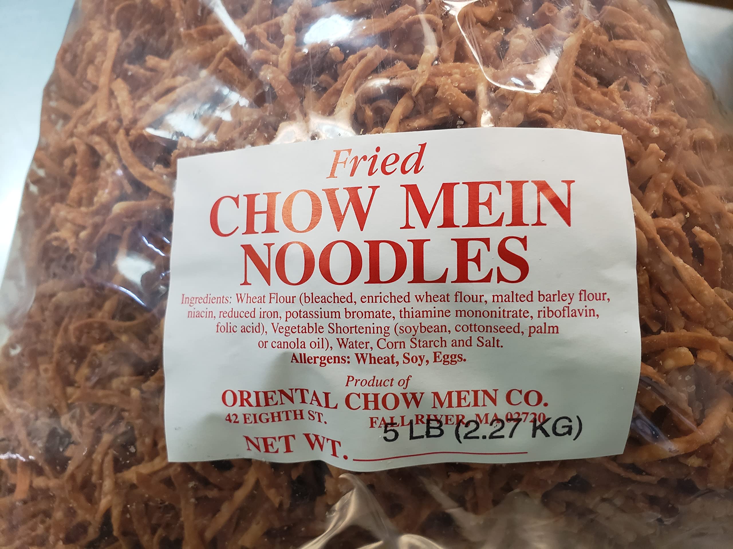 Fried Chow Mein Noddles 5 Pound Bag, 16.0 Ounce