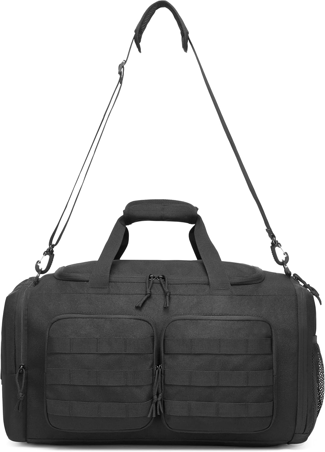 Wotony Tactical Duffle Bag for Men, Duffle Bag for Gym, Travel - Military Weekender Workout Molle Bag (Black, 50L)