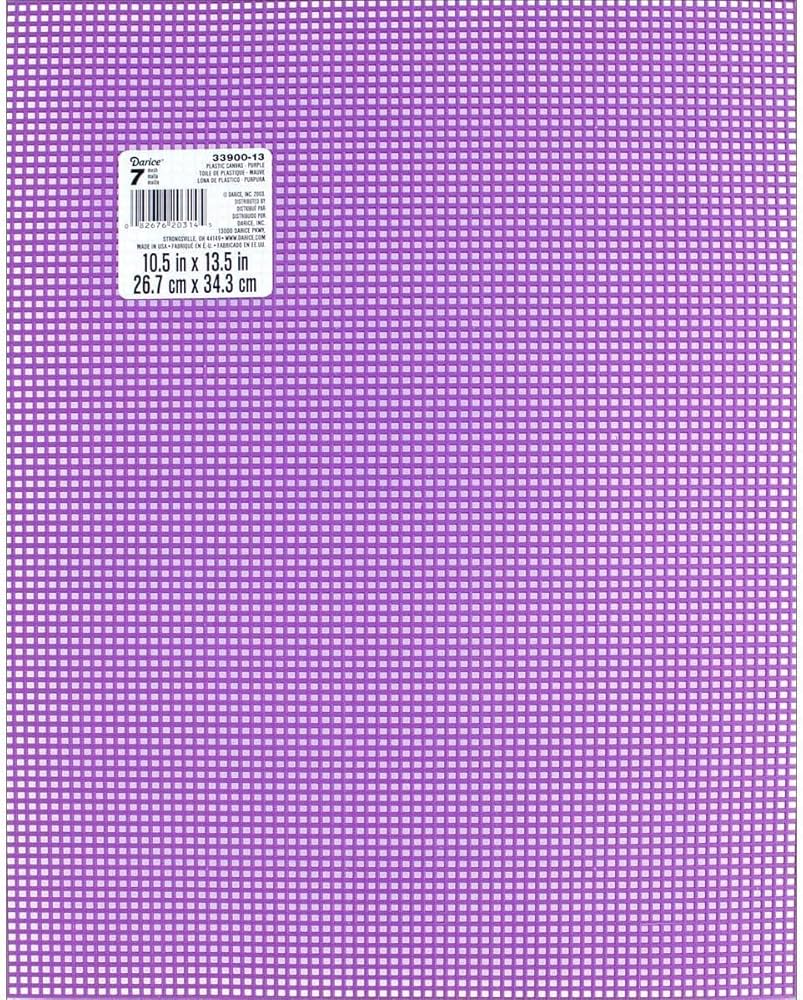 Plastic Mesh Sheet Purple Plastic S - 7 Mesh Count (10.5