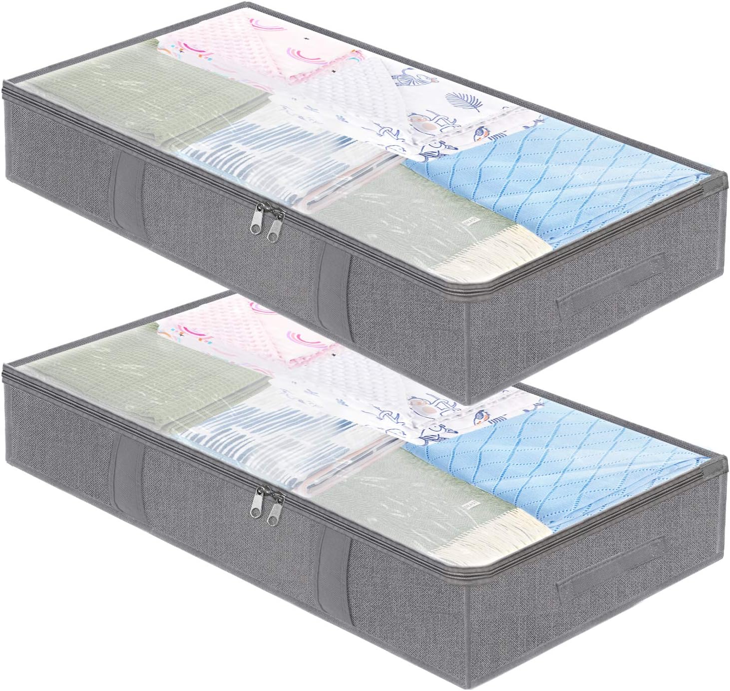 Underbed Storage Bags Containers 2 Pack Large Capacity