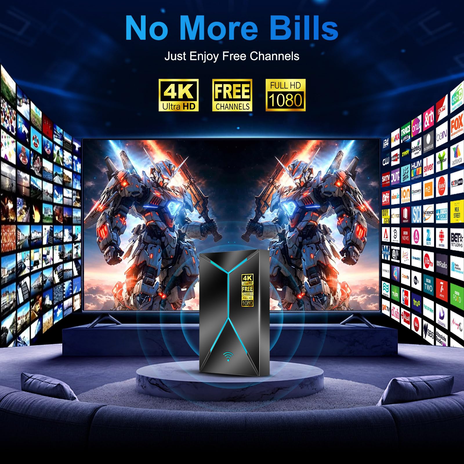 Antena de TV mejorada 2026, antena HDTV de largo alcance de 3500 millas con amplificador de señal, soporta 4K 8K 1080p para interiores y exteriores, cable coaxial de 26 pies compatible con televisores