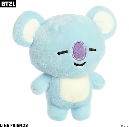 Miniatura 2 de Aurora® Lovable BT21 KOYA - Animal de peluche, diversión coleccionable, adorable lindura, azul, 9 pulgadas