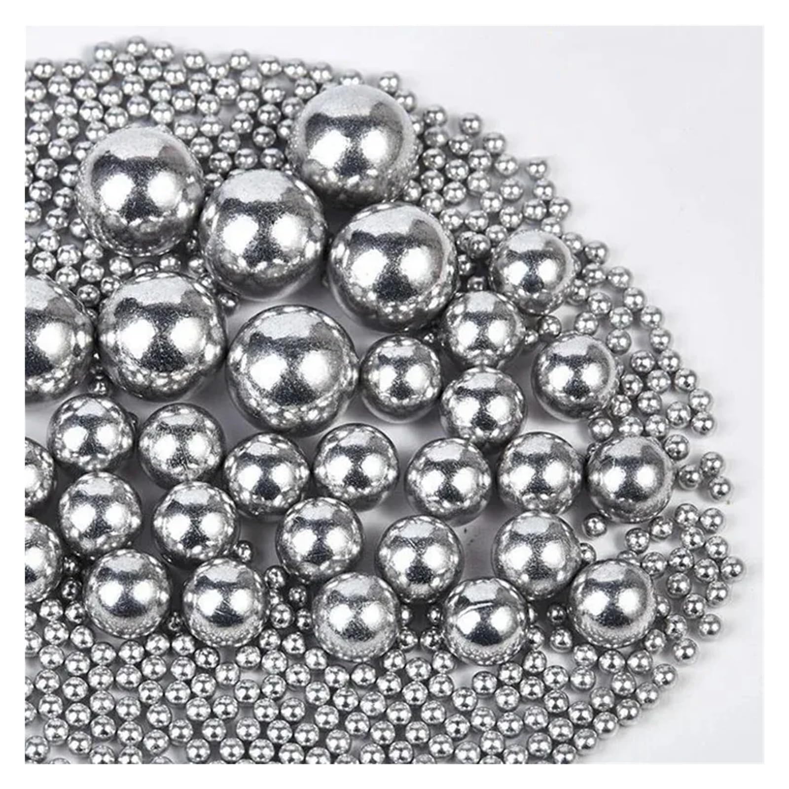 Sfere di precisione in alluminio 0,5-30 mm Perle sferiche lisce e solide for cuscinetti di macchinari(1.3mm x 10000pcs)