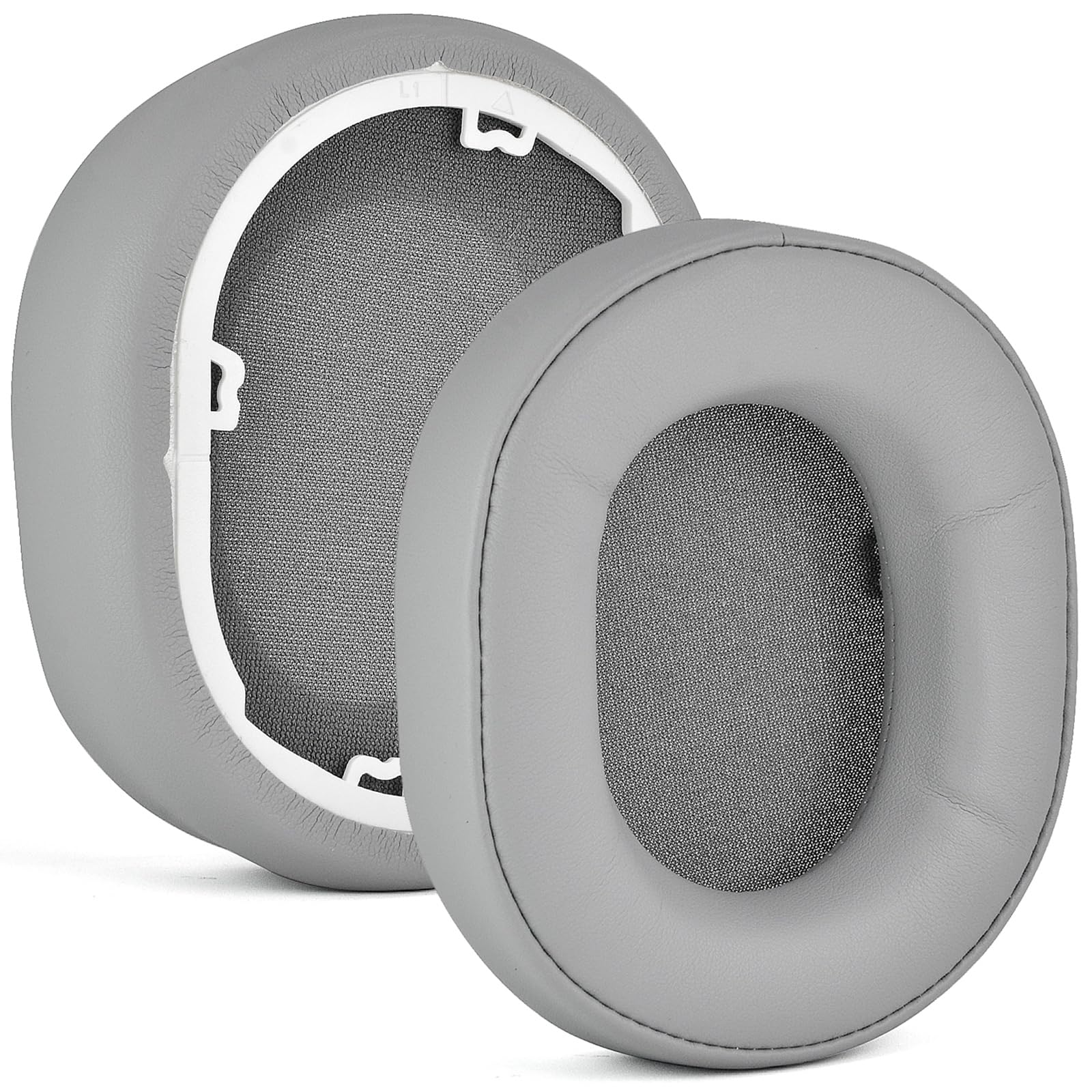 Haoyull Skin 23B35 Headset Ear Pads Noise Cancelling Cushion Buckle For Hs55 Hs65 Headset Memory Sponge Earmuff Ice Silk/Leather
