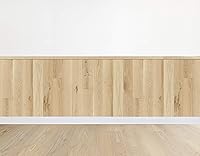 Vista 8 de From The Forest - WallPlanks Adornos originales para panel de pared de madera dura, 48 x 2 pulgadas (roble blanco crudo, sin acabar, paquete de 2)