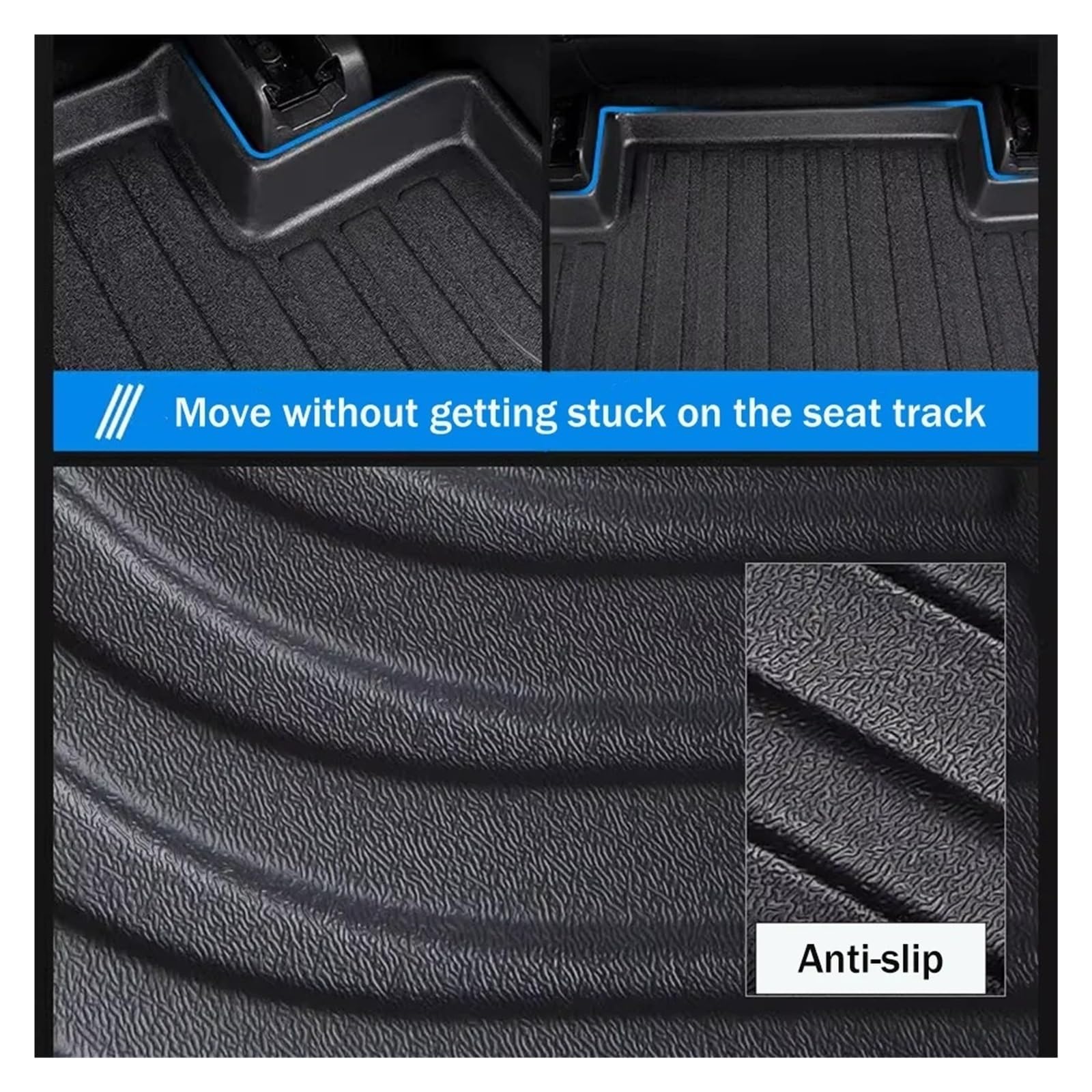 Alfombrillas Coche para Chery Tiggo 9 para Ebro S900 2024-2026 Fuel AWD FWD 7 Asientos LHD Alfombrillas TPE Coche Alfombras Impermeables Protección Antiarañazos(LHD Single Layer,Fuel AWD 7 Seats)
