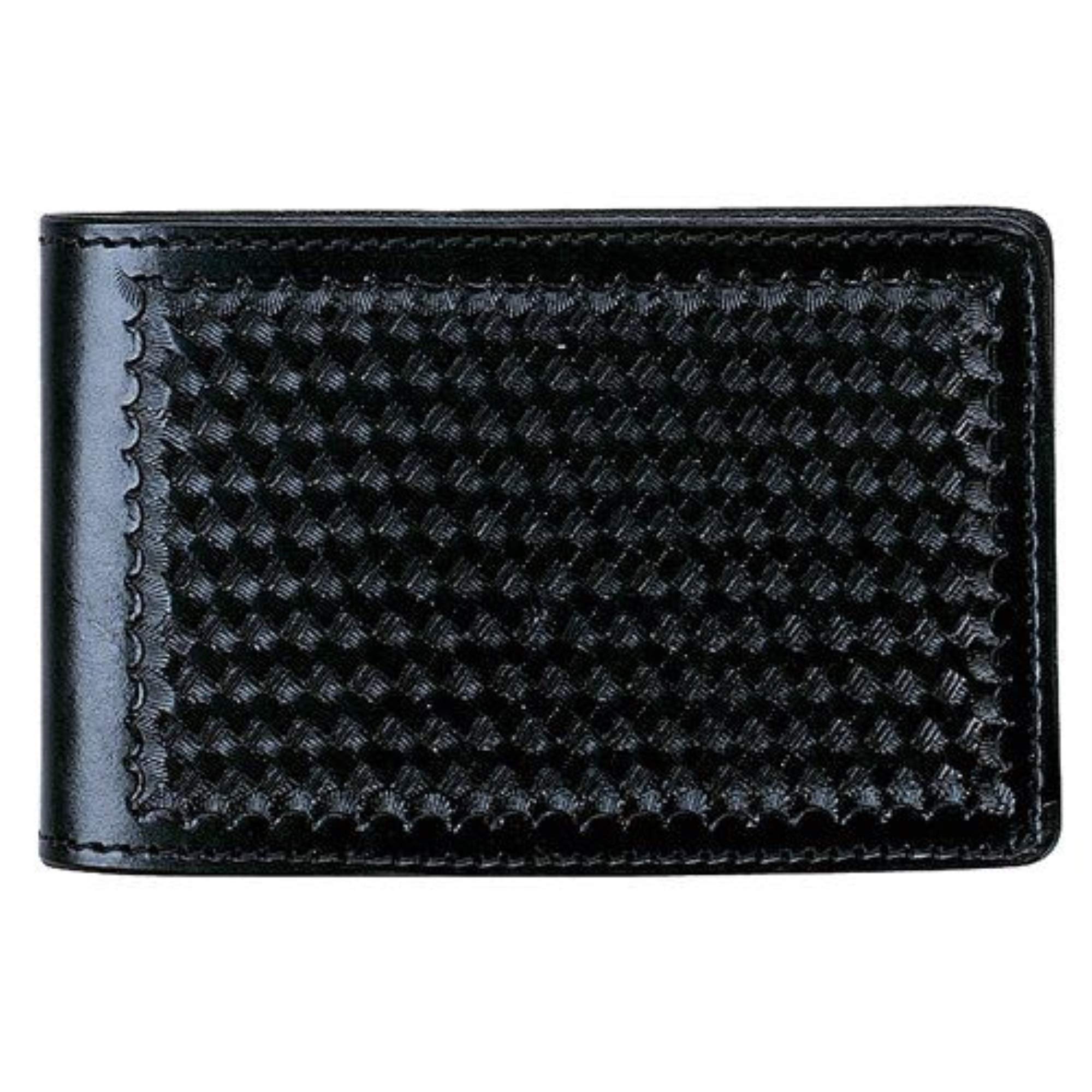 AKER A583-BW Notebook Cover, 4" x 7", Black Basket Weave