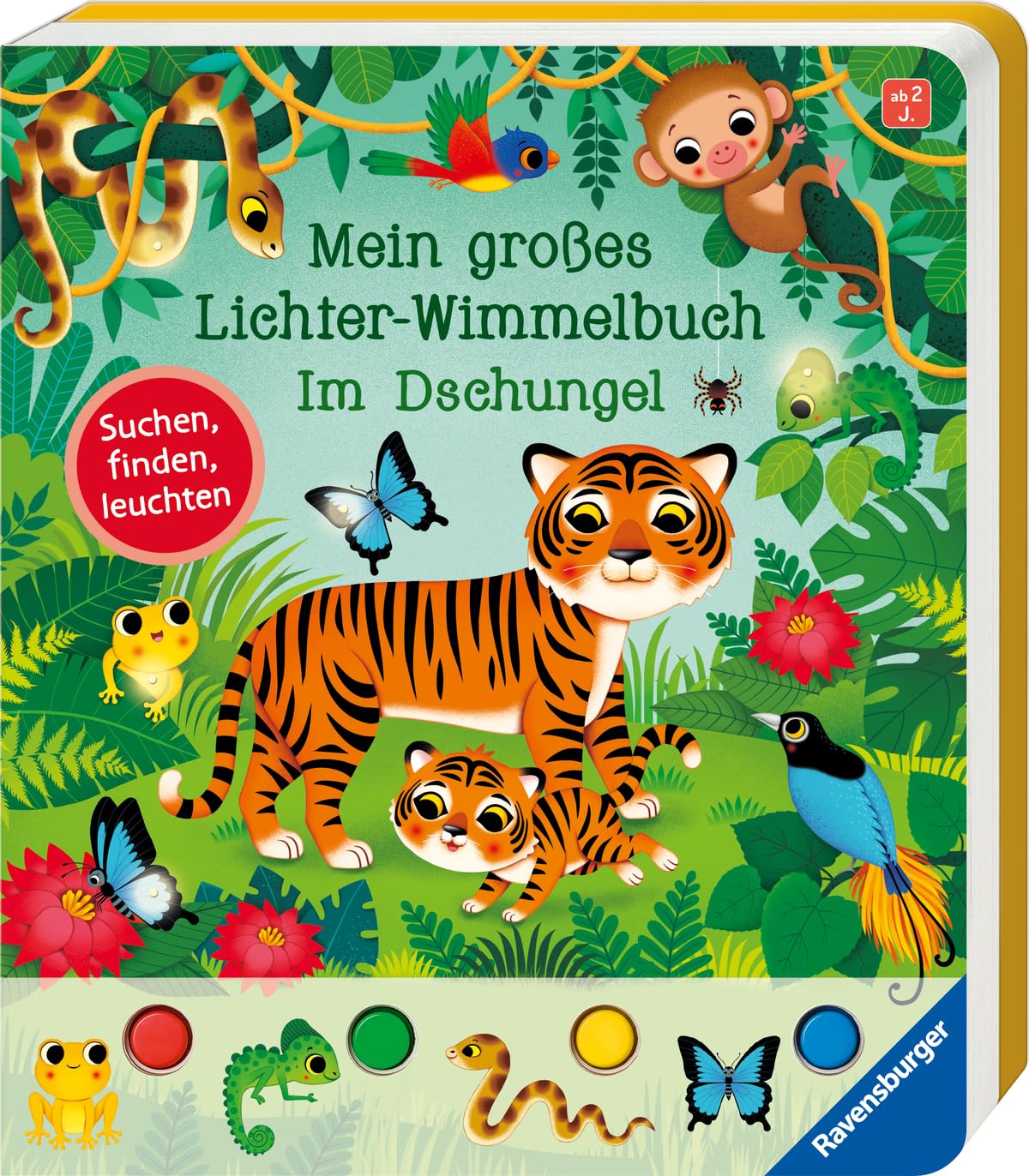 Mein großes Lichter-Wimmelbuch - Im Dschungel