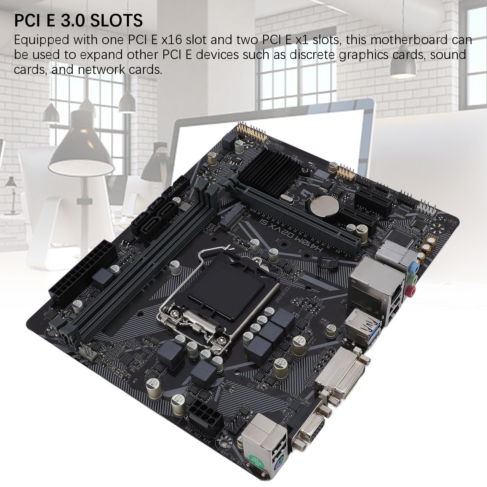 Płyta Główna M ATX, dla Płyty Głównej Komputerowej LGA 1200 4 X Serial ATA III Interfejsy 4 Plus 2 -fazowe Zasilanie 2xddr4 Dimm Board