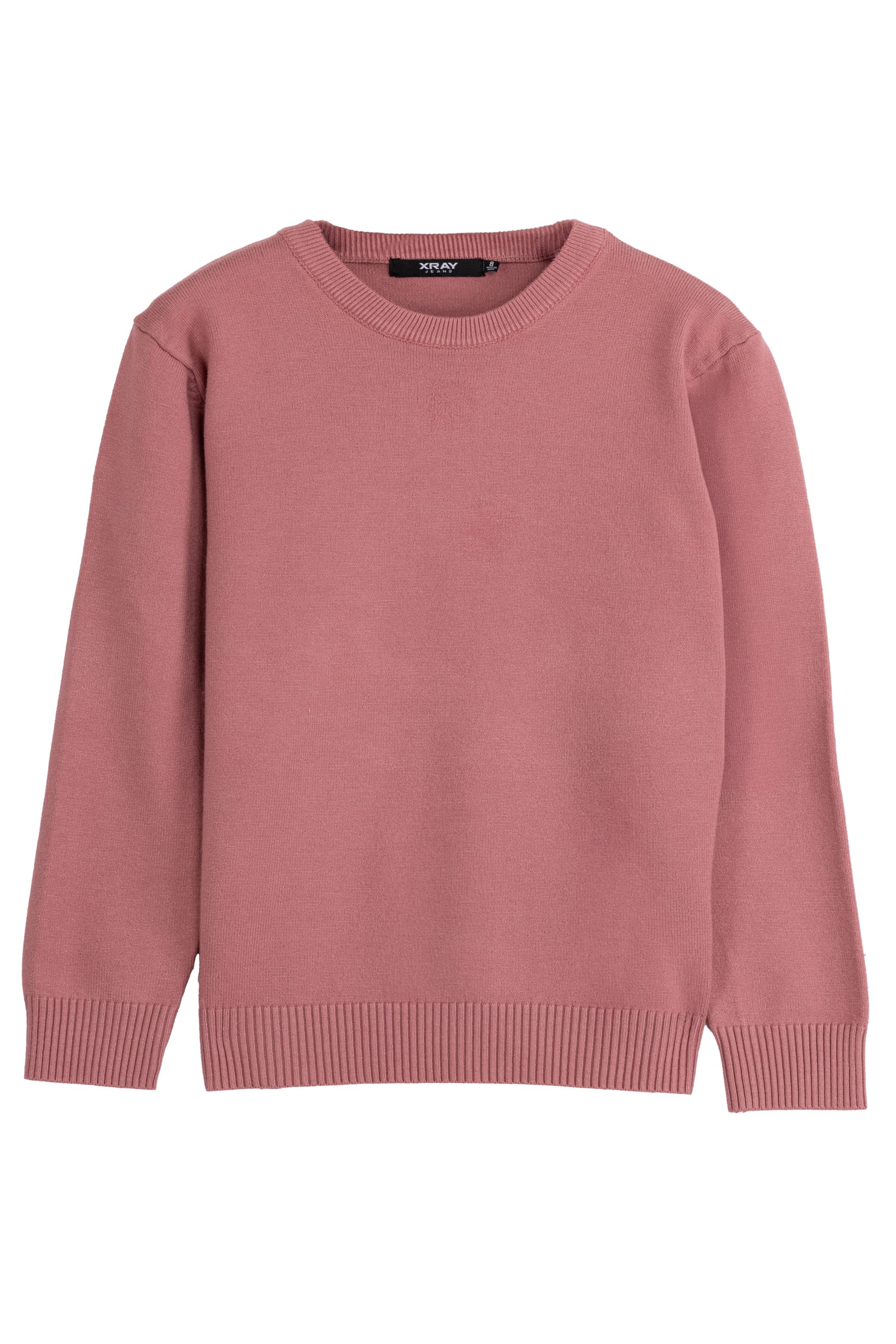 X RAY Boys Crewneck Sweater (XS - XXL), School Uniform Big Boys' & Little Kids Youth Crew Neck Long Sleeve Pullover