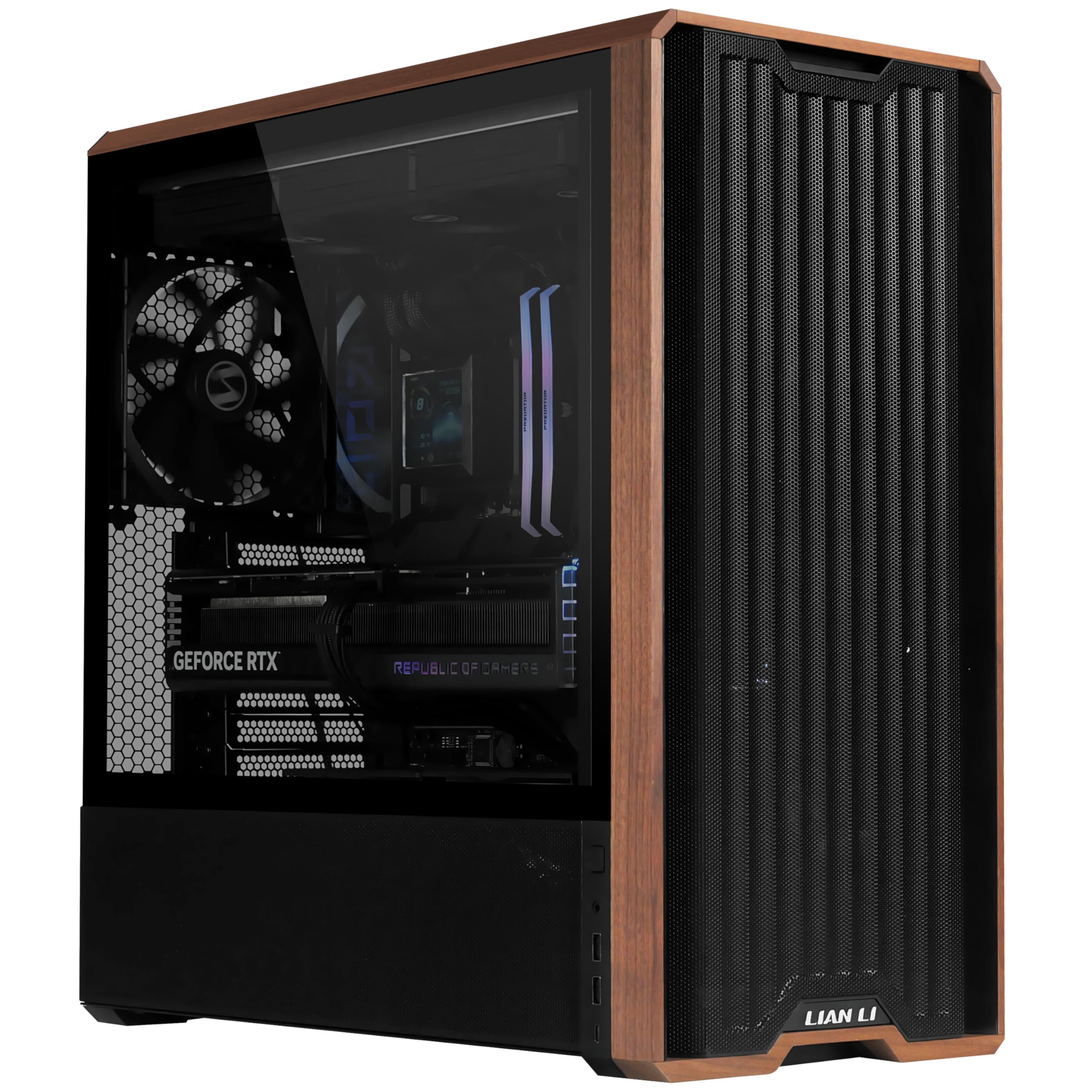 Lian Li Lancool 217 PC-Geh?use MidI-Tower Atx Tempered Glass - Schwarz (lan217x)