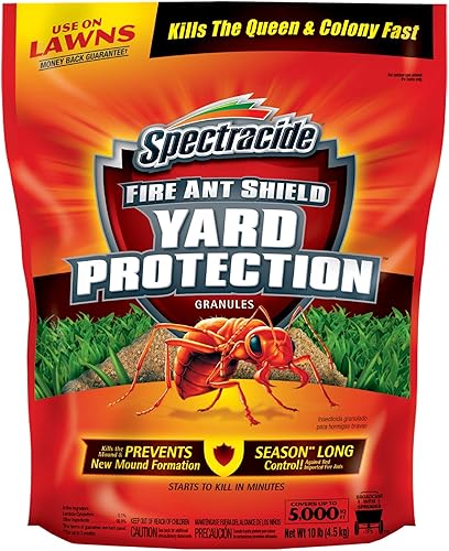 Spectracide 96472-1 - Gránulos de protección contra hormigas contra incendios, 10 libras (paquete de 4)