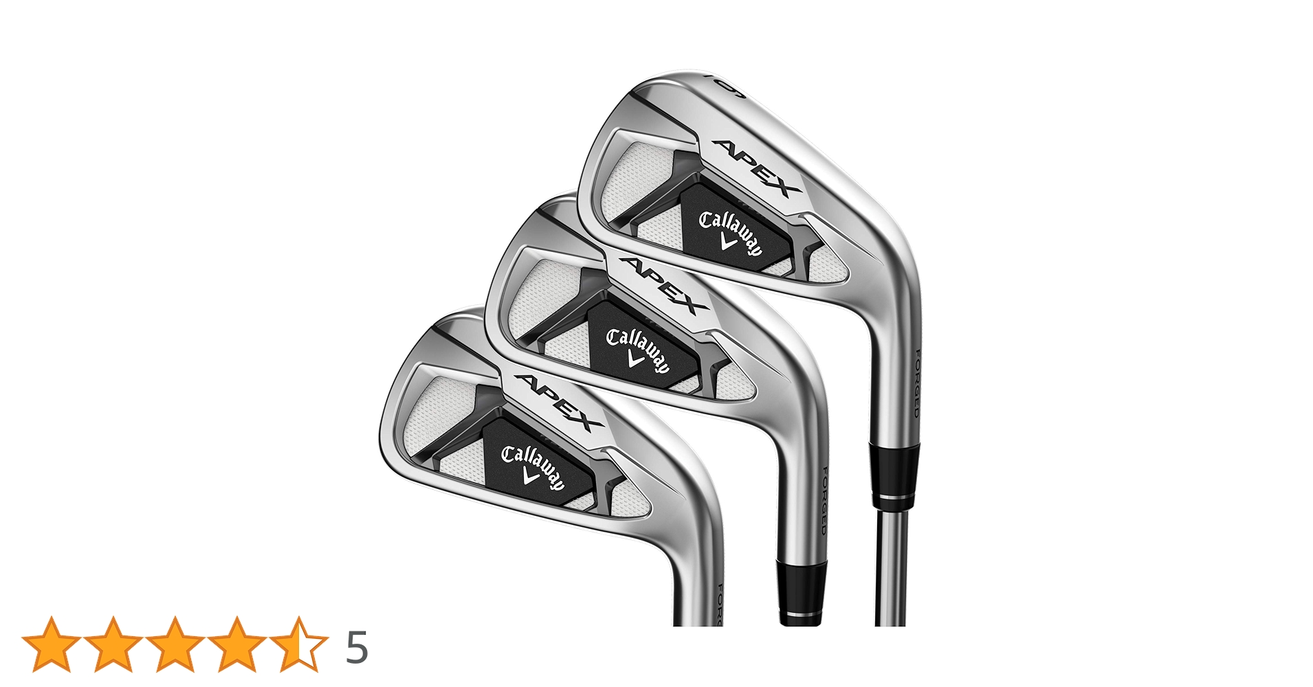 APEX 21 21° VENTUS BLACK 7s Callaway Apex 21 Iron Set (Set of 7 Clubs: 4-PW, Right