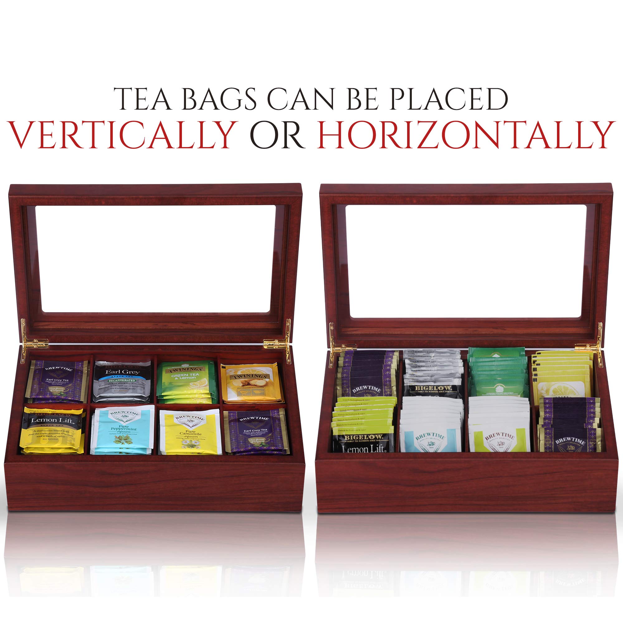 Apace Living Tea Box Luxury Wooden Tea Storage Chest from the Premier