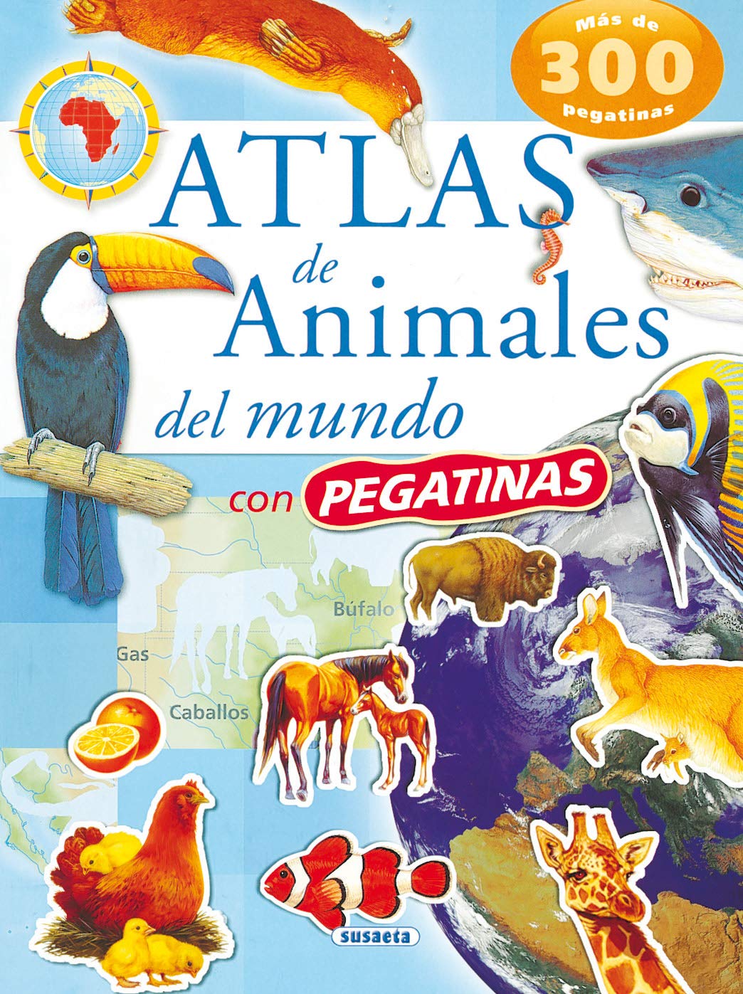 Atlas De Animales Del Mundo (Pegatinas)