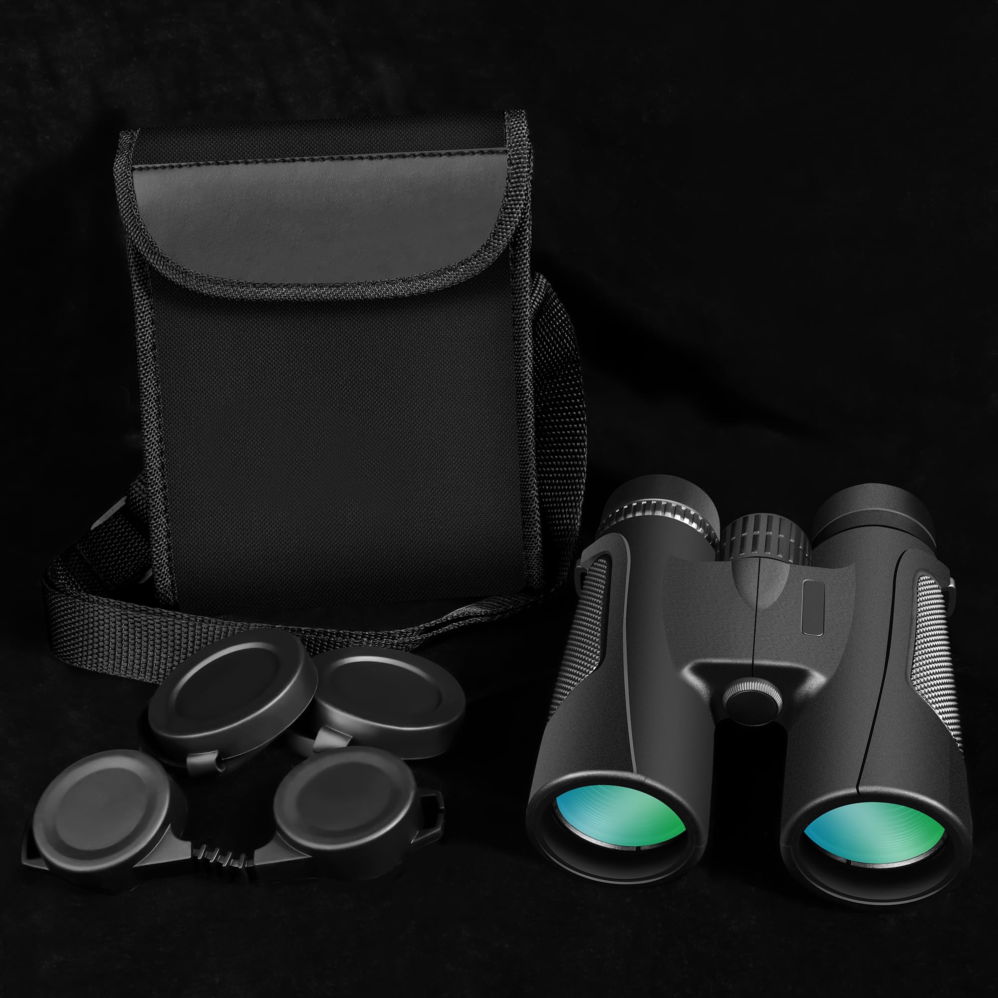15X50 Prismaticos Profesionales Largo Alcance para Adultos - Black | Prismas BAK4,lentes FMC,15 aumentos,oculares grandes de 50mm,antiniebla e impermeable,campo visión de 1200m,enfoque ajustable
