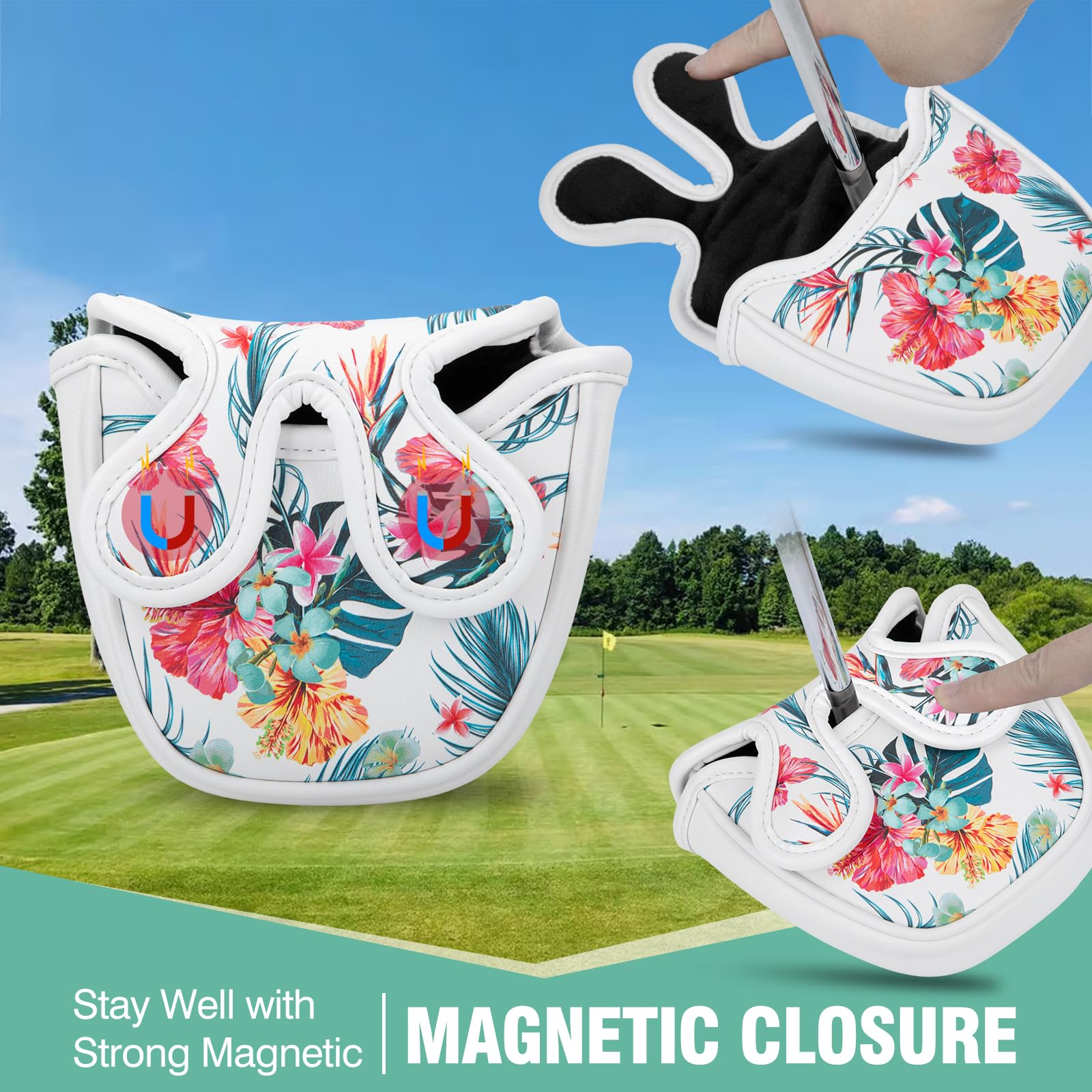 Golfschlägerabdeckungen, Fahrerabdeckungen aus Fairwayholz, Hybrid-Schlägerhaube, 3 Holzschlägerhauben aus Leder, 3 Holzschlägerhauben für Scotty Cameron, Taylormade Titleist Odyssey