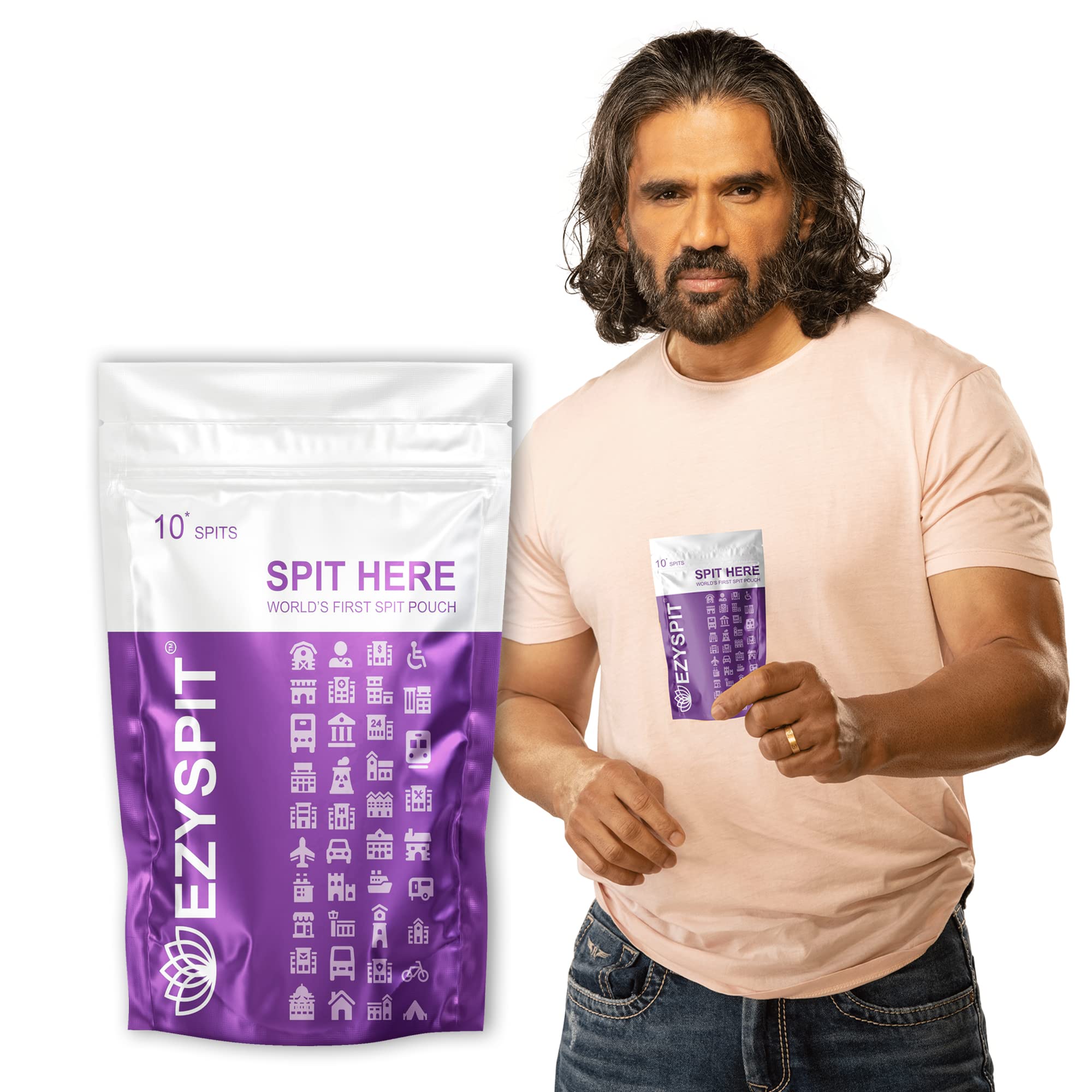 EzySpit Spitting Pouch(pack of 20 X set of 2)_ Reusable waste collector_ motion sickness pouch_ collect Sputum (B08G1S3VXF) Amazon Price History, Amazon Price Tracker