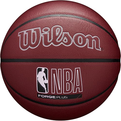 Vista 13 de WILSON NBA Forge Pro - Baloncesto en interiores y exteriores, marrón, tamaño 7-29.5 pulgadas