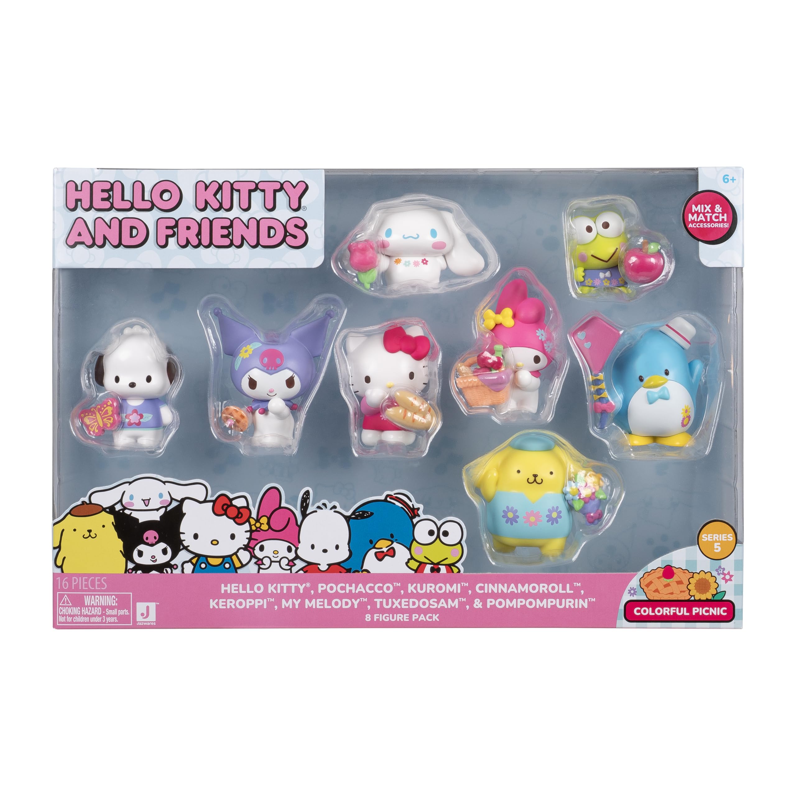 Jazwares Hello Kitty® and Friends Colorful Picnic, 2” Figure 8