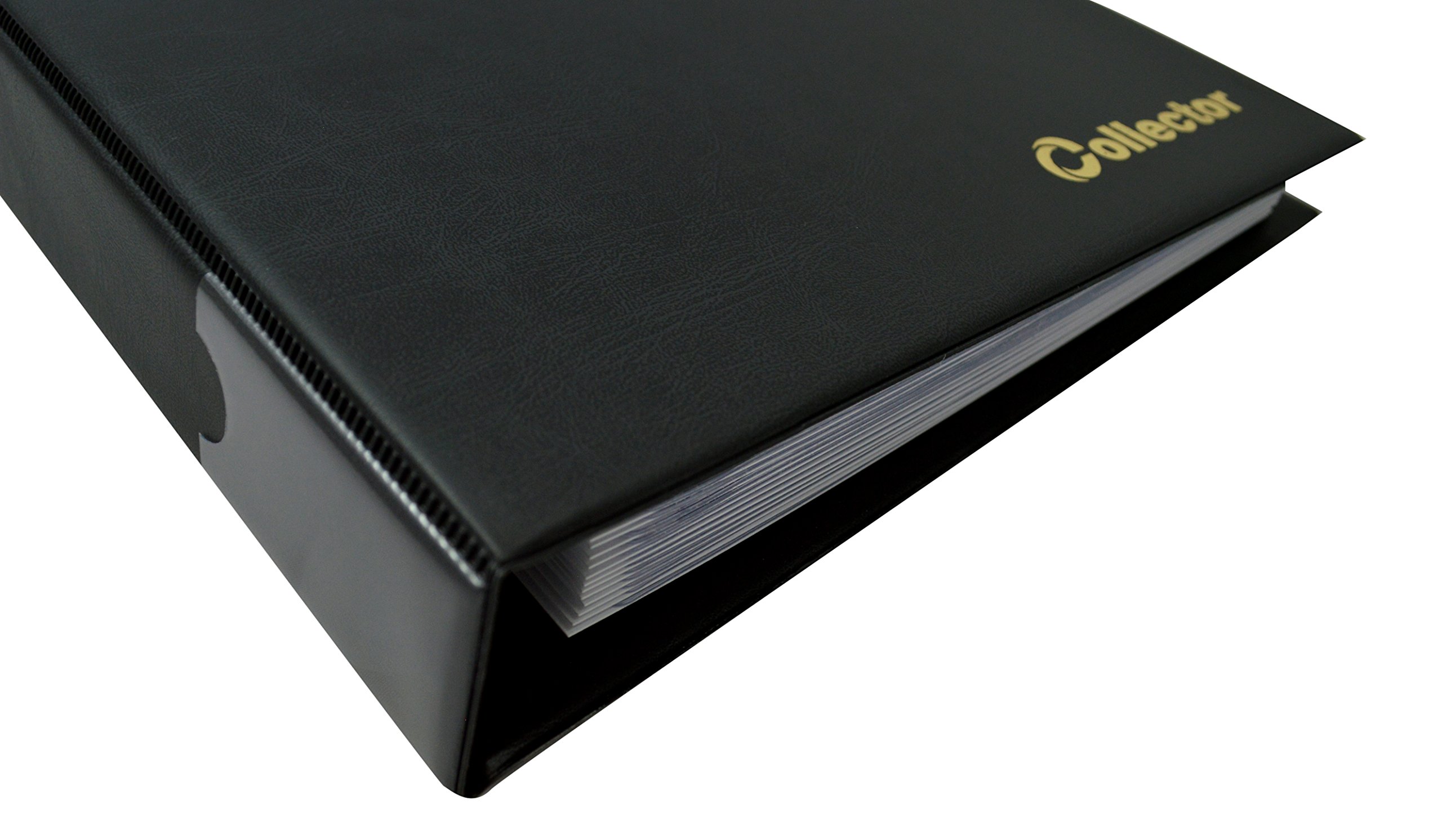 COLLECTOR - Álbum con Estuche para Billetes, 10 páginas y 10 separadores, Gran Capacidad (Negro)