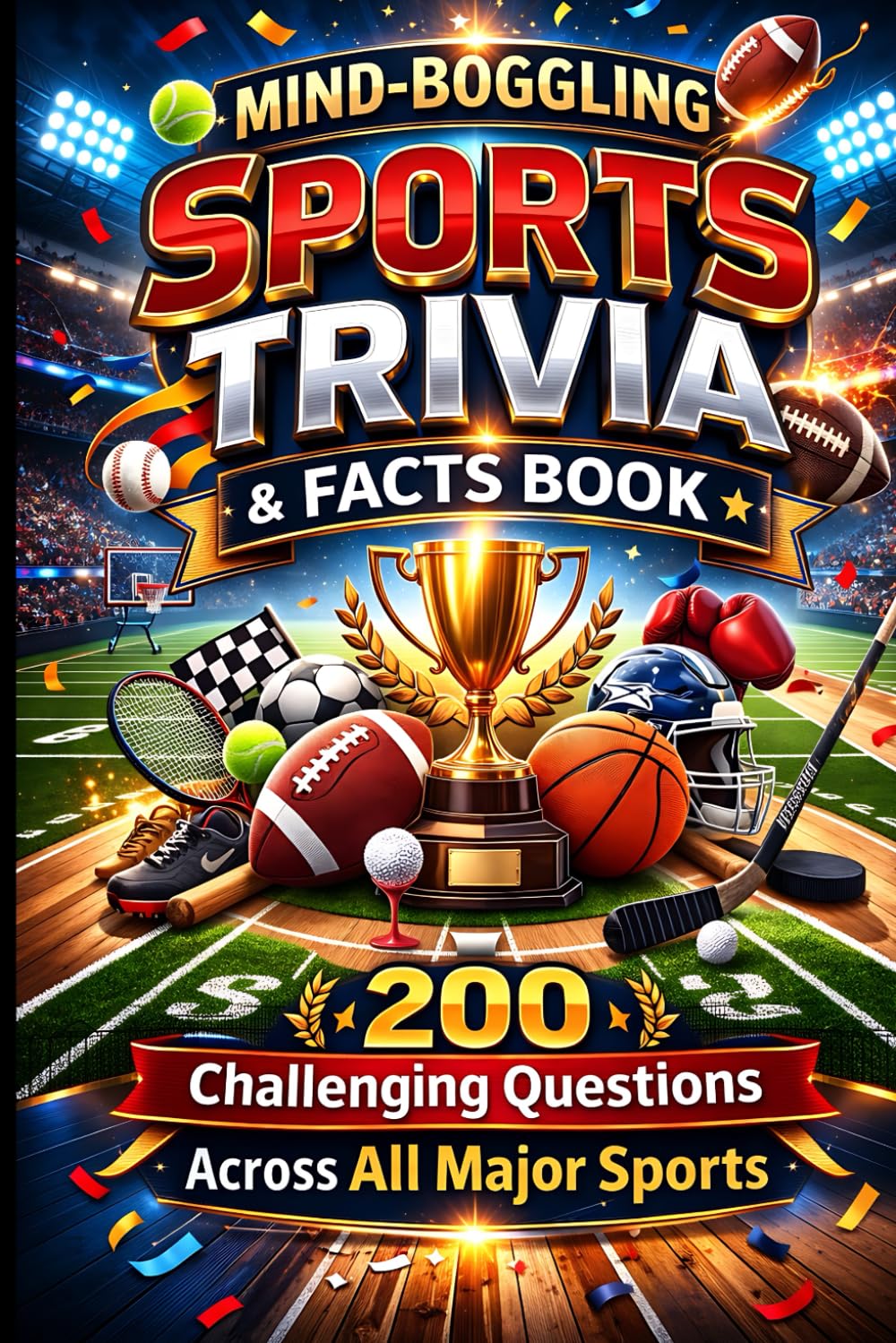 Mind-Boggling Sports Trivia & Facts Book: 200 Challenging Questions Across All Major Sports