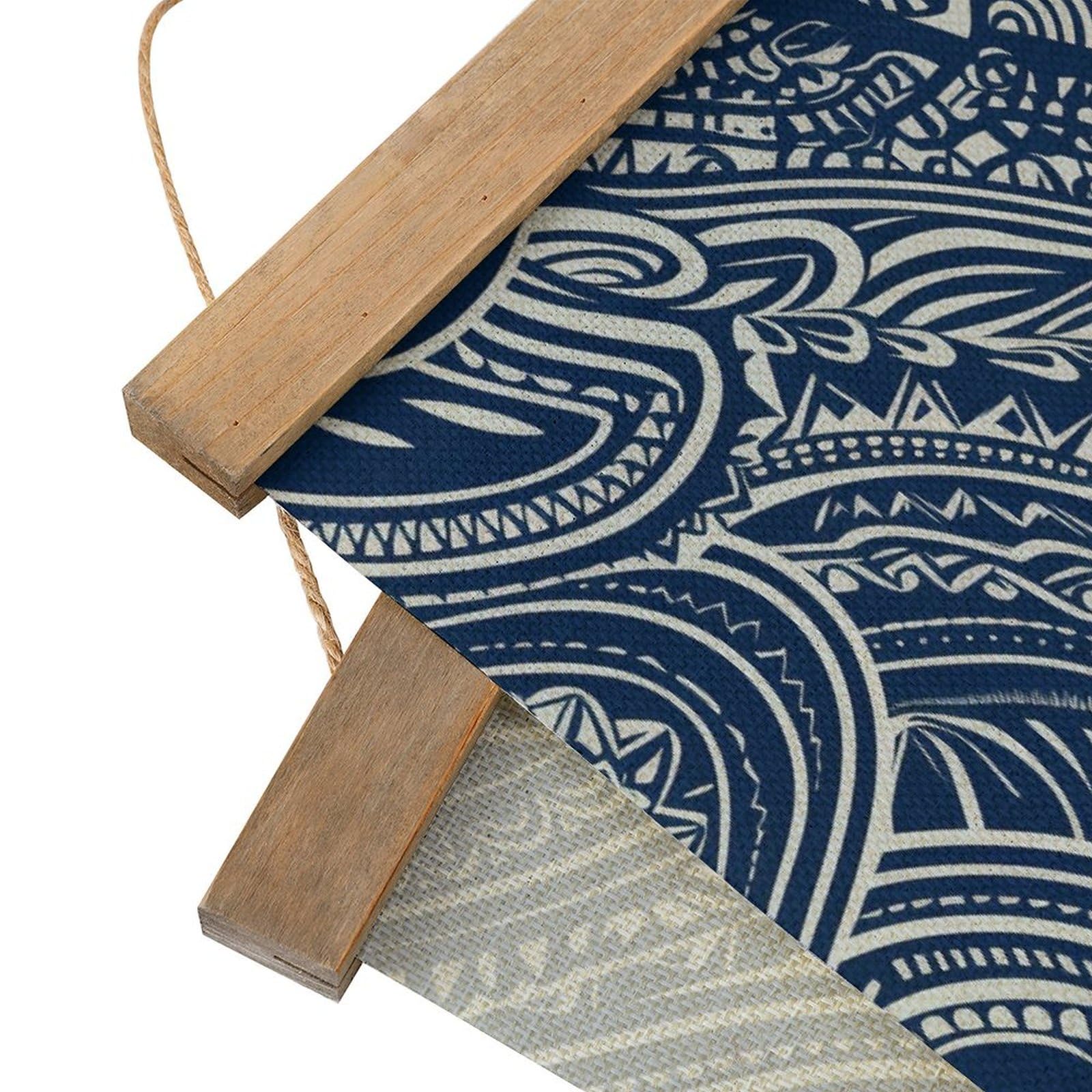 Amazon.com: ZXDSKGYN Blue Polynesian Maori Tribal Pattern Frame