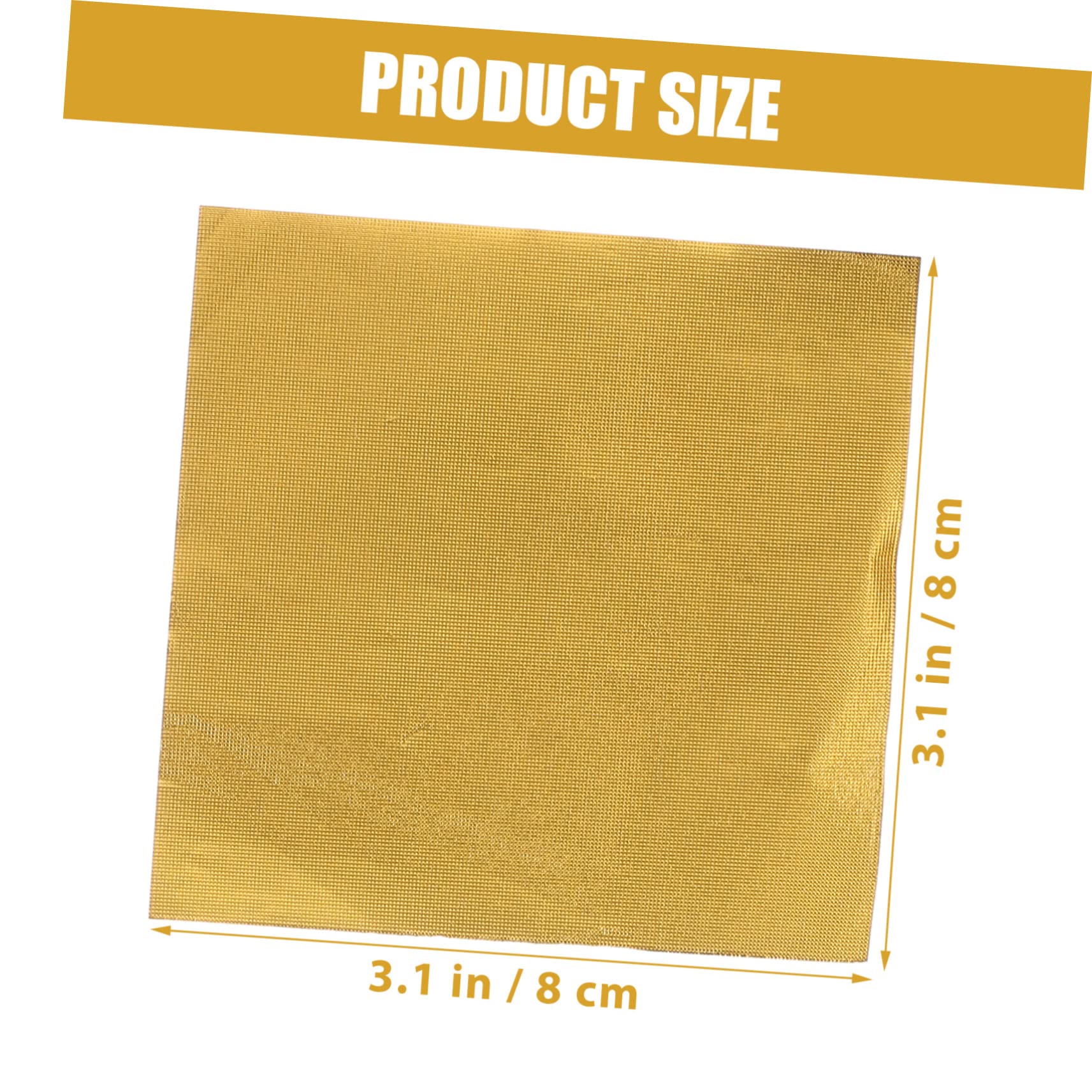 SOLUSTRE 600pcs Gold Foil Candy Wrappers Wrapping Sheets for Caramels Aluminum Packaging for Parties