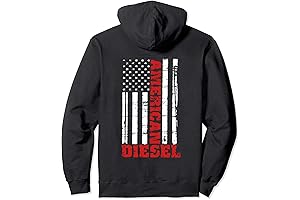 American Diesel Flag Turbo Sweatshirt Sweatshirt American Flag Hoodie Truck