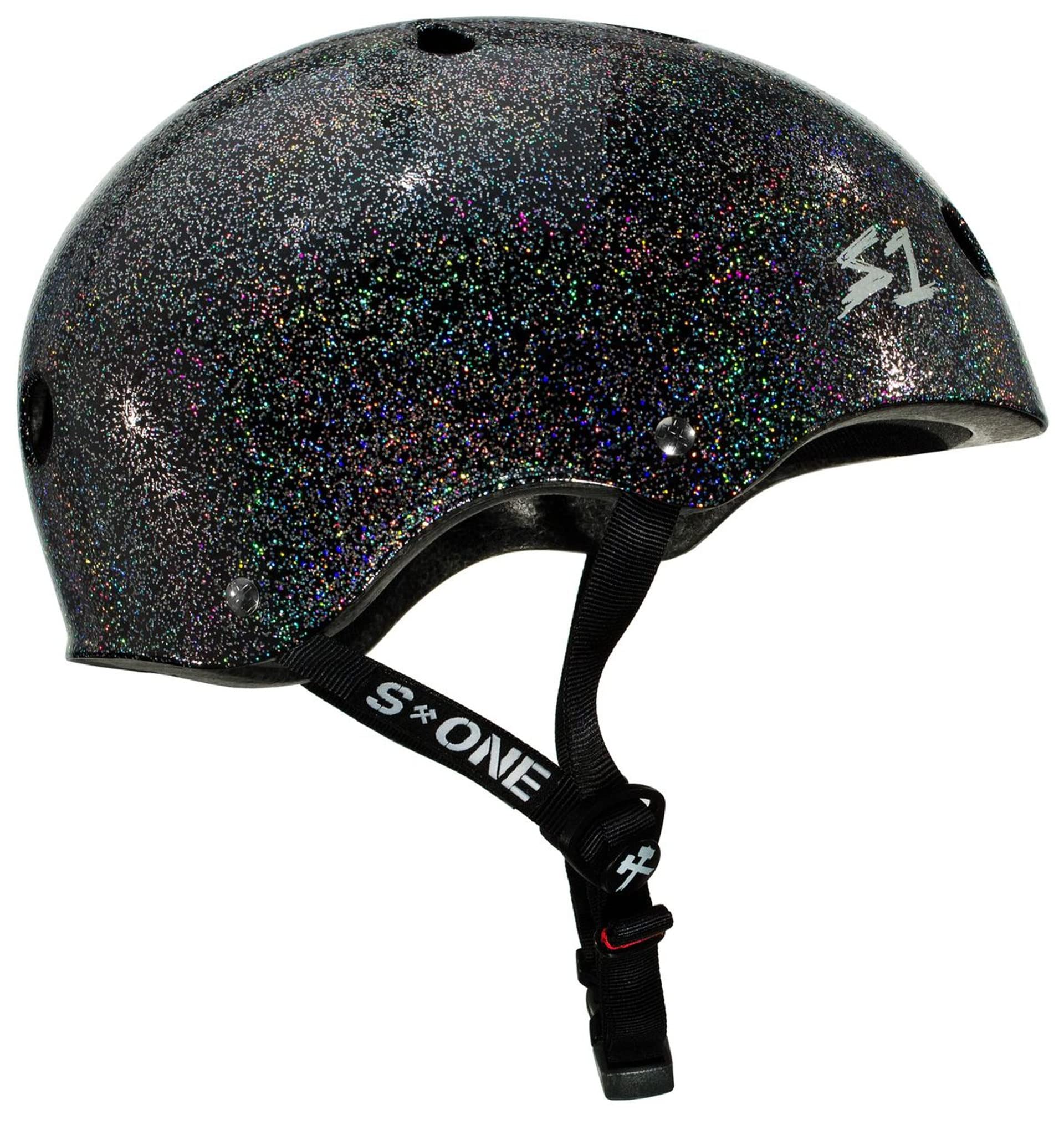 S1 Mega Lifer Helmet - Black Gloss Glitter (Medium 23.5
