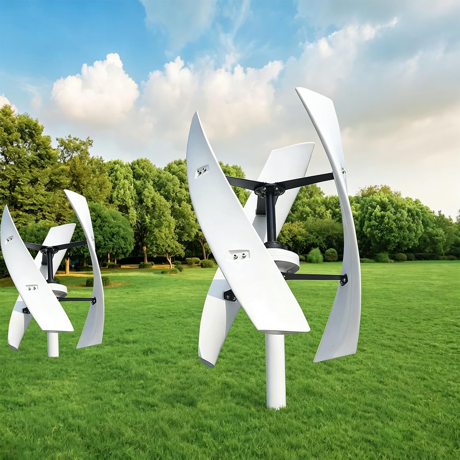Kit De Energía Para El Hogar De 400 W, Kit De Generador De Turbina Eólica, Generador De Energía Eólica Compacto Fuera De La Red Para Uso Residencial, En Barcos, Cabañas, Vehículos Recreativos Y