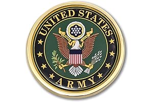 United States Army Eagle Chrome Auto Emblem